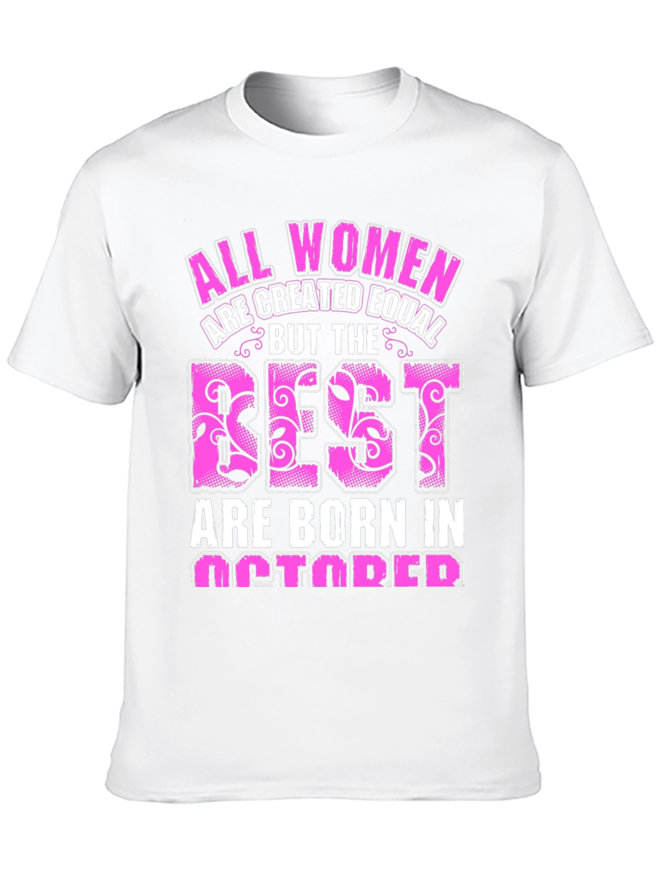 October Birthday Womens Graphic Tee