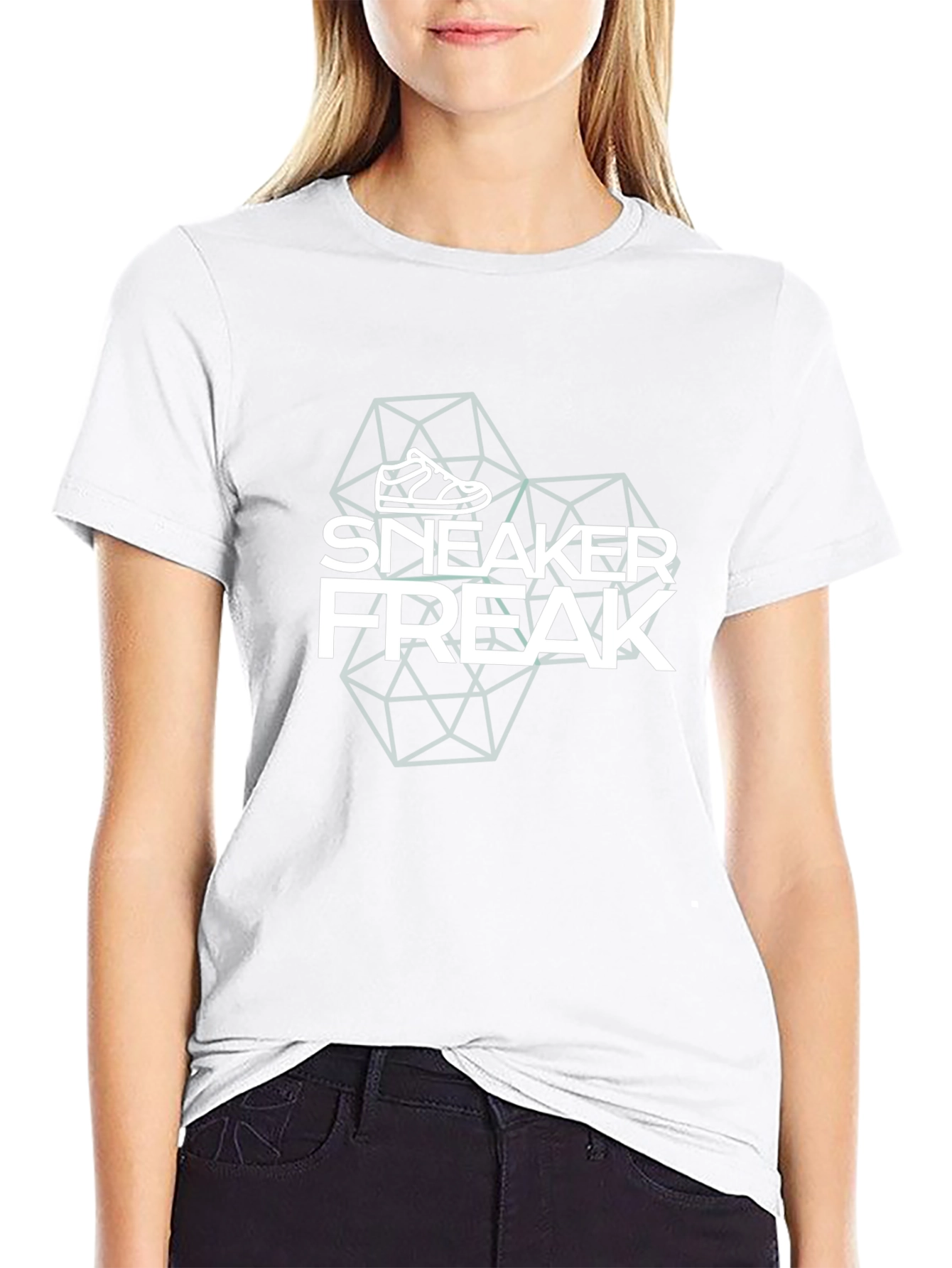Sneaker Freak Graphic Tee - Black Crew Neck