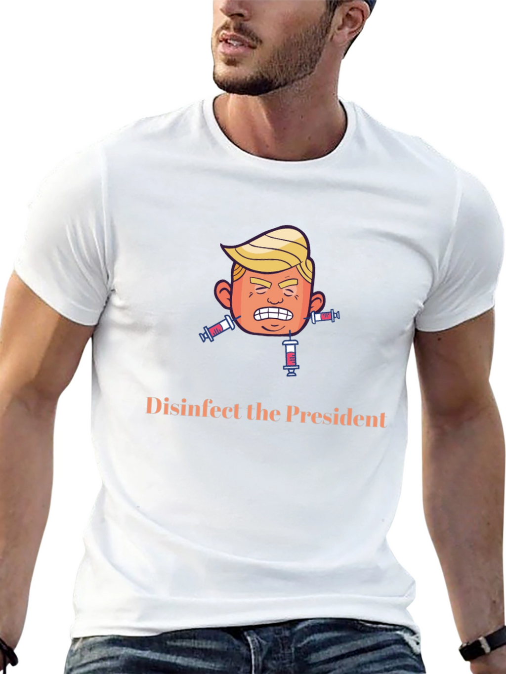 Disinfect the President Graphic Tee