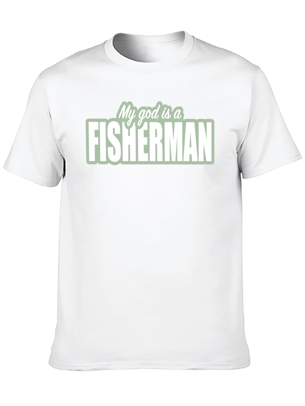 My God is a Fisherman T-Shirt - Black