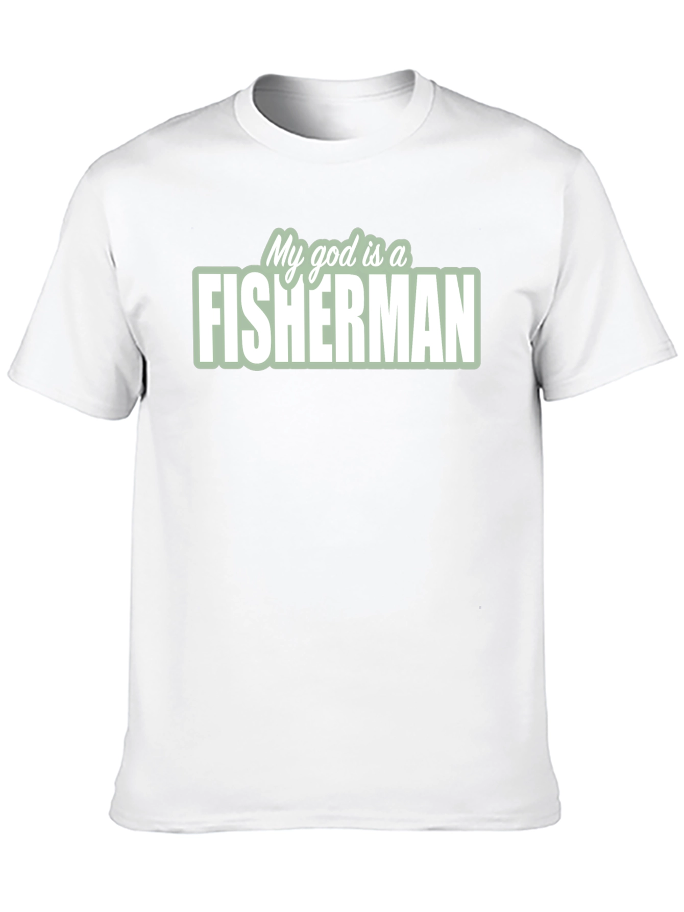 My God is a Fisherman T-Shirt - Black