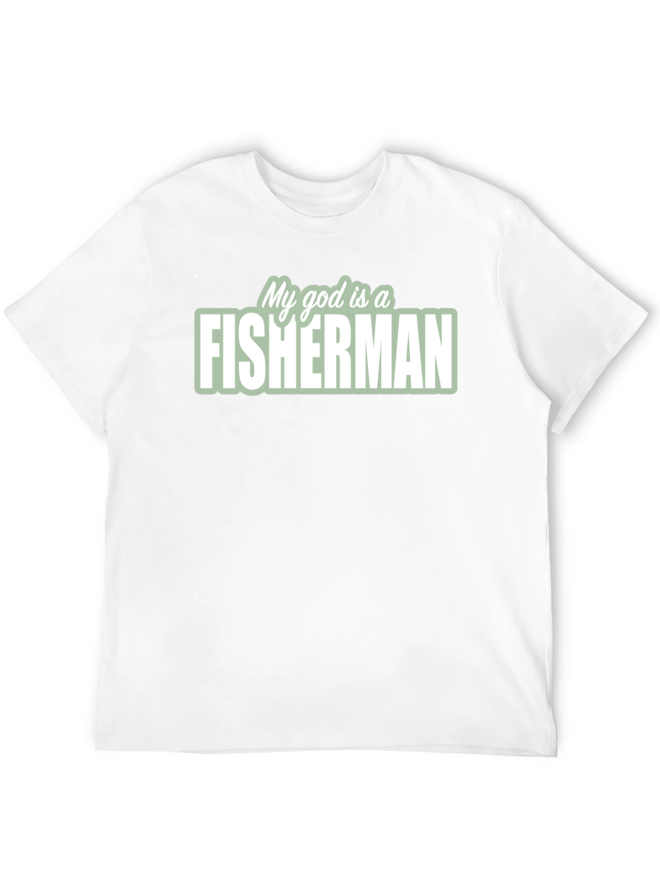 My God is a Fisherman T-Shirt - Black