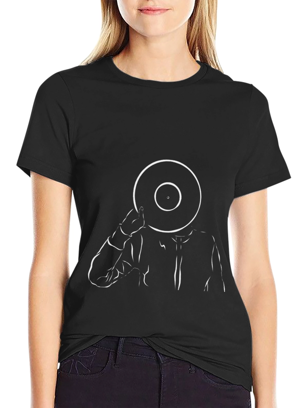 Vinyl Head T-Shirt - Modern Graphic Tee