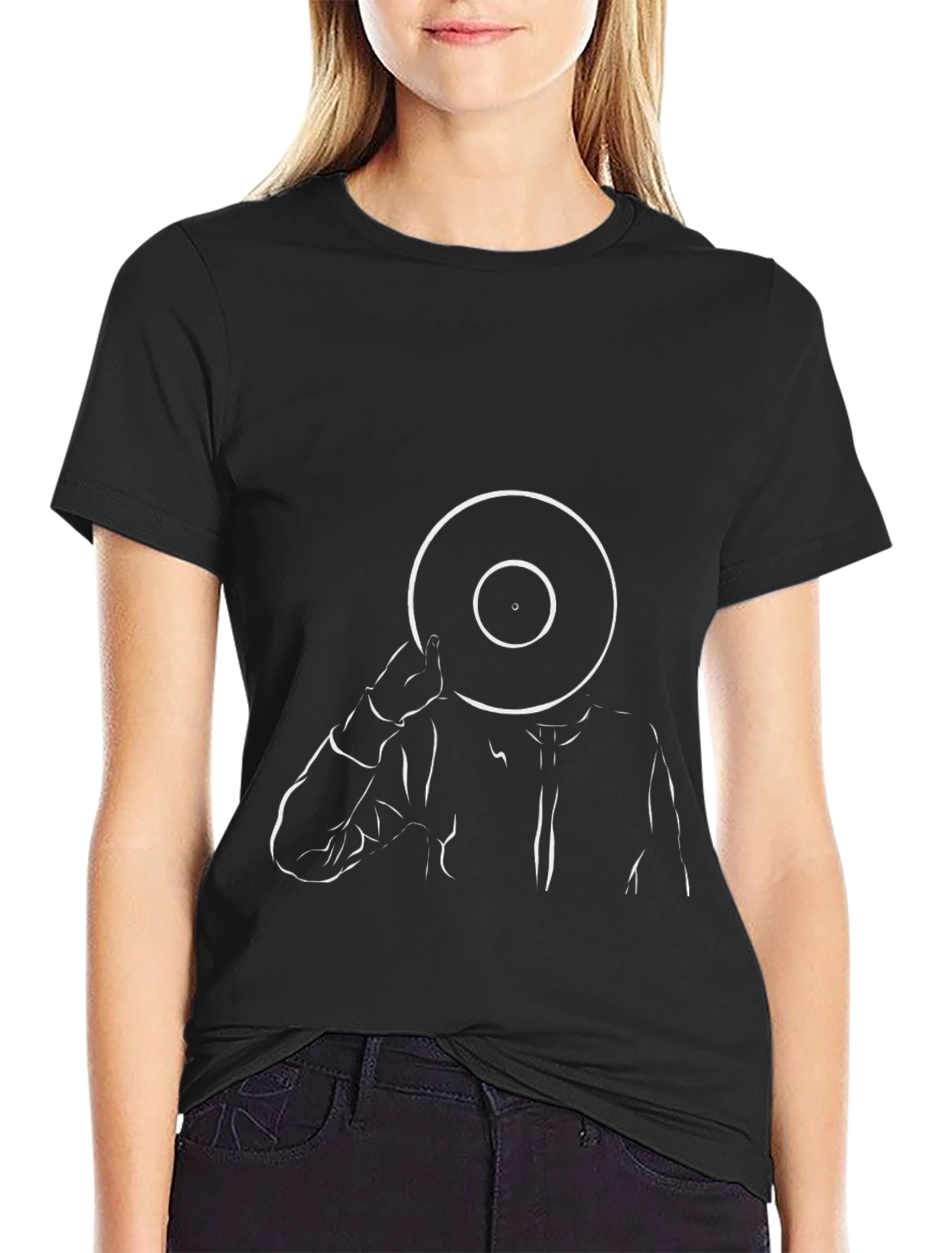 Vinyl Head T-Shirt - Modern Graphic Tee