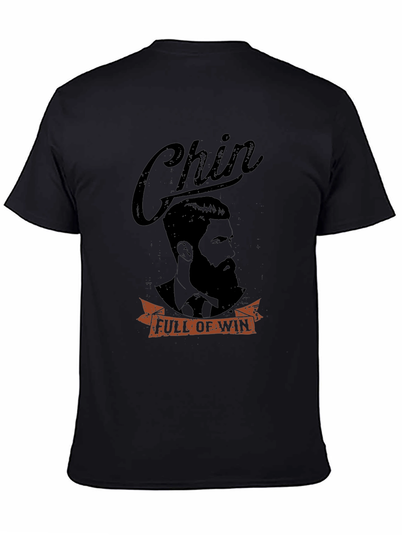 Chin Full of Win Black Graphic Tee