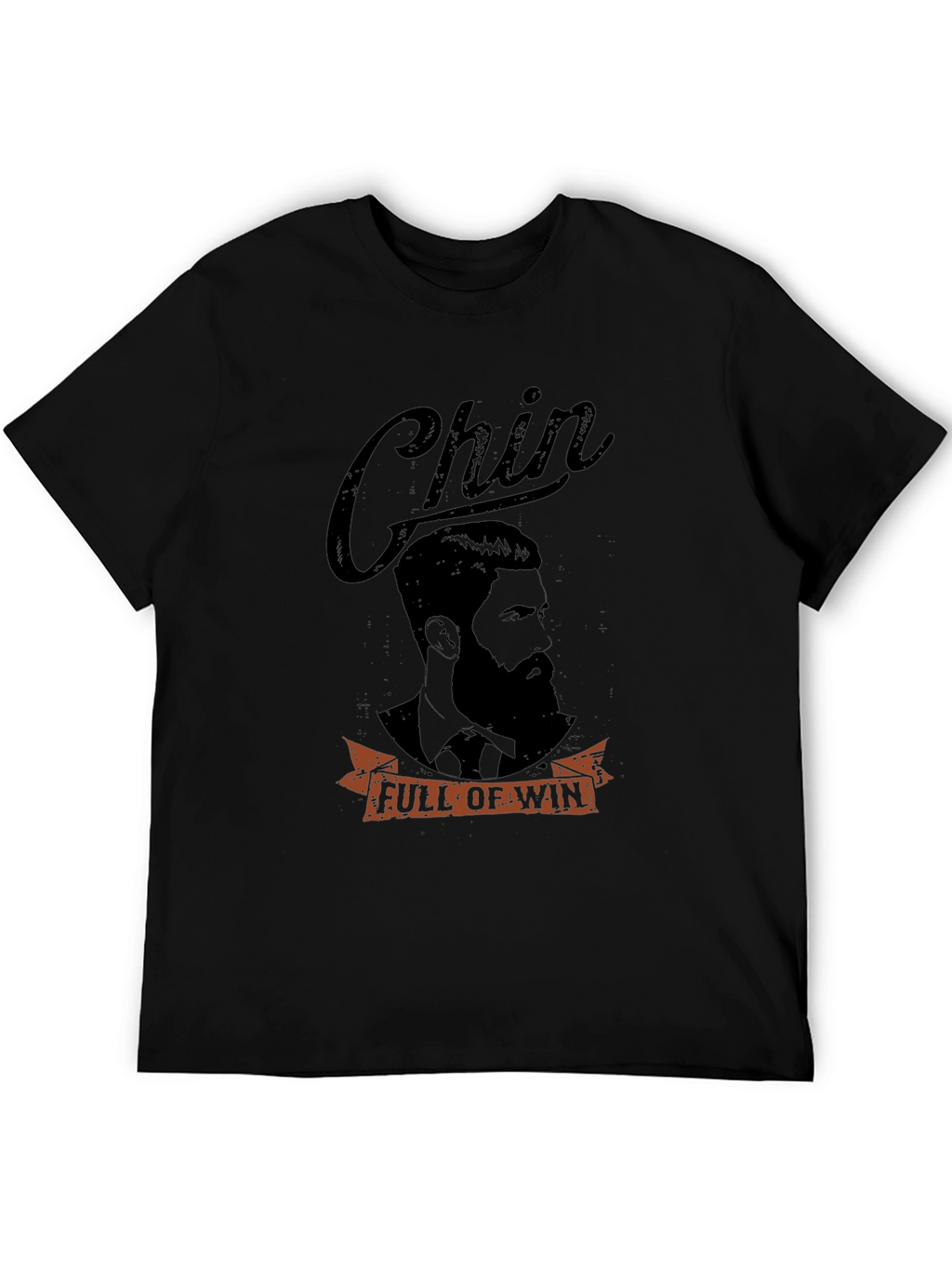 Chin Full of Win Black Graphic Tee