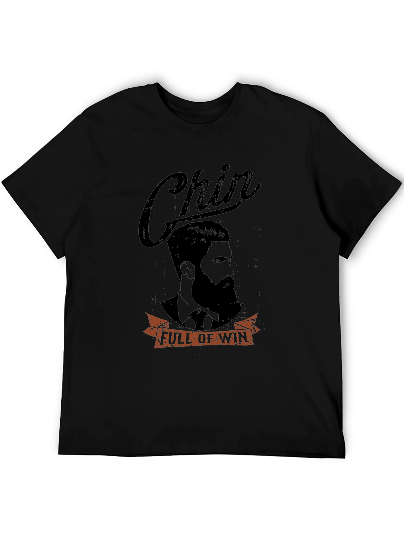 Chin Full of Win Black Graphic Tee