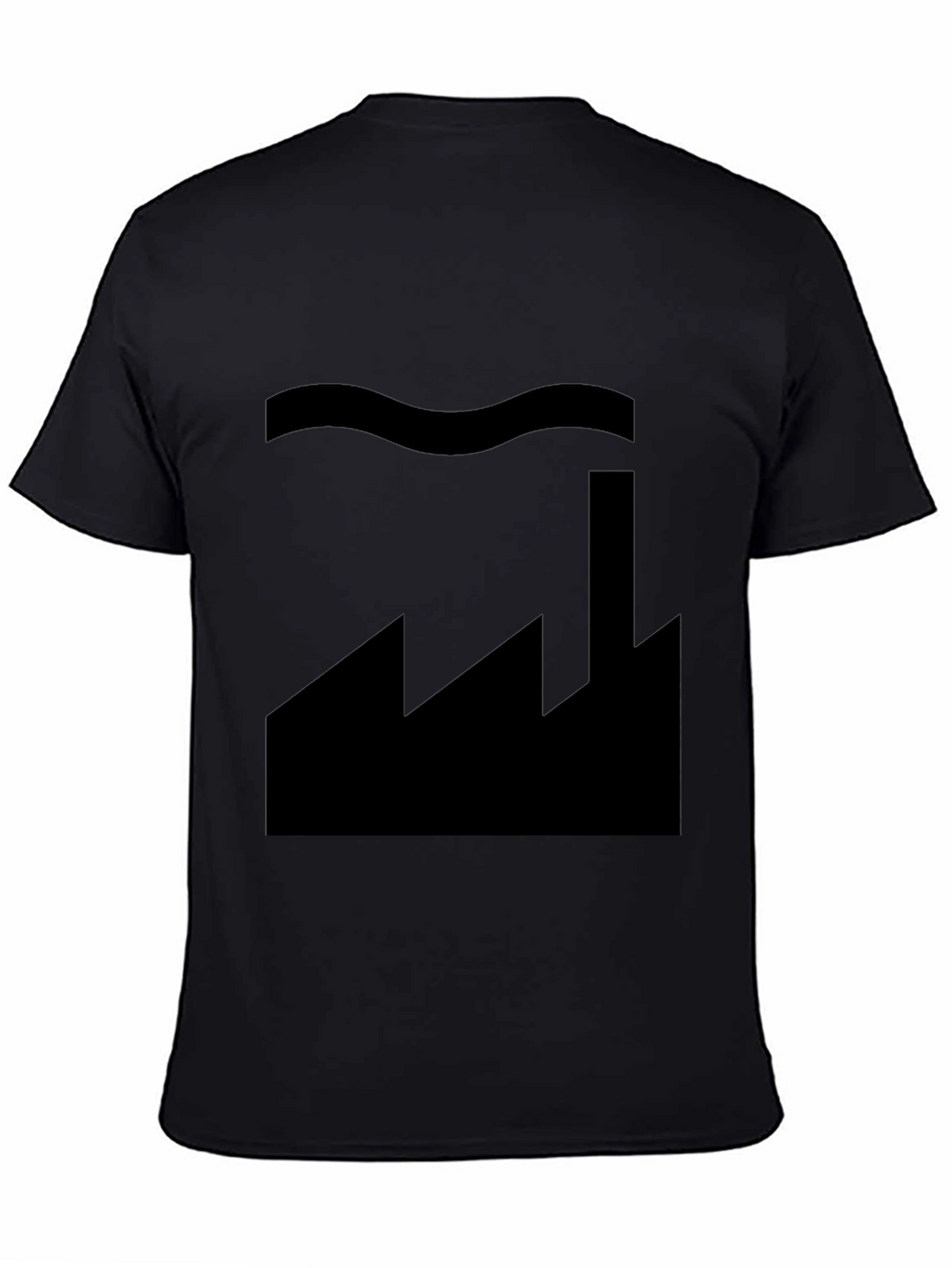 Factory Silhouette Graphic Tee - Soft Cotton Blend