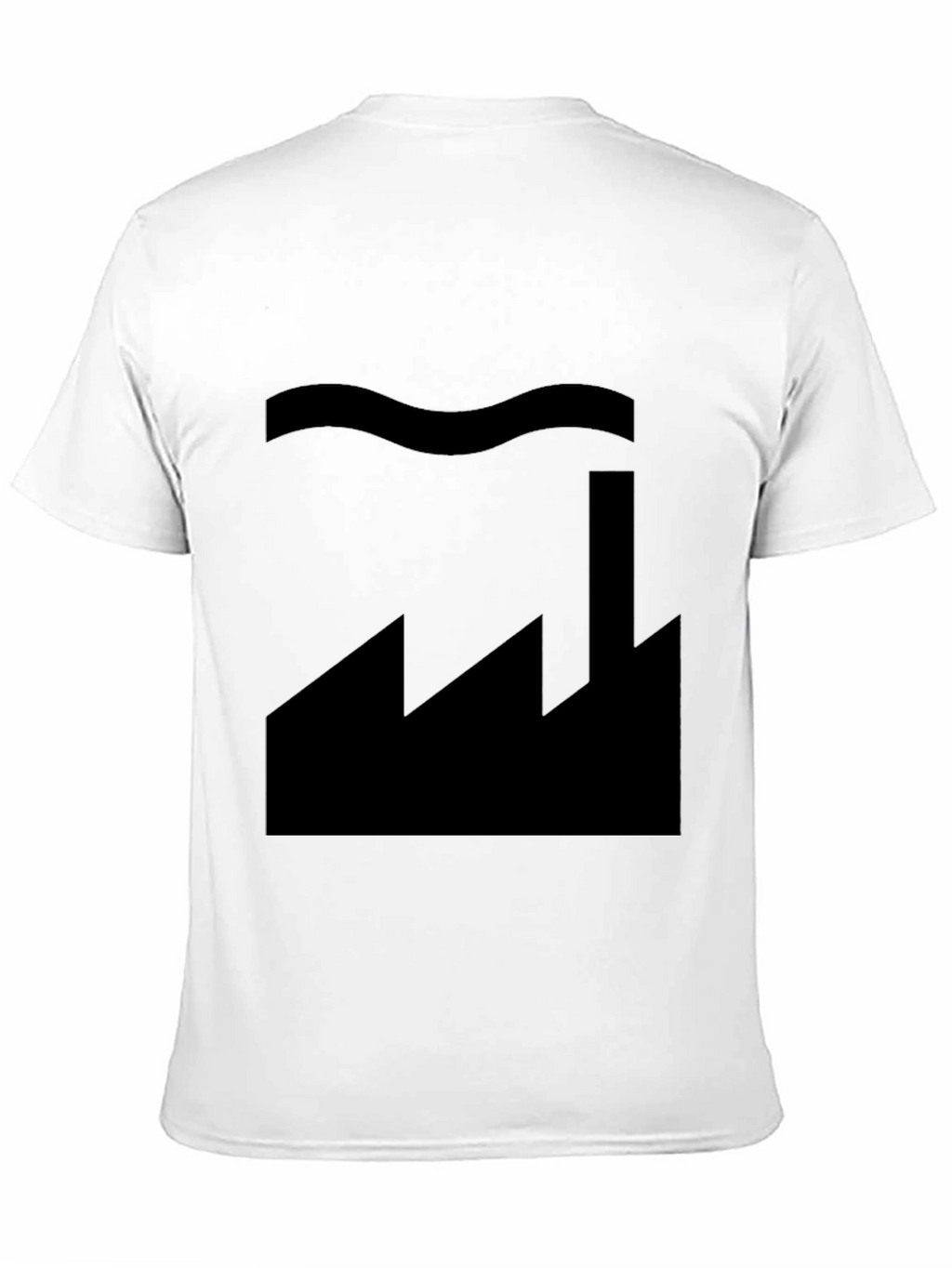 Factory Silhouette Graphic Tee - Soft Cotton Blend