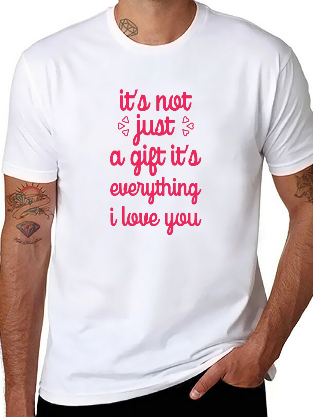 Romantic Graphic Tee - Its Not Just a Gift