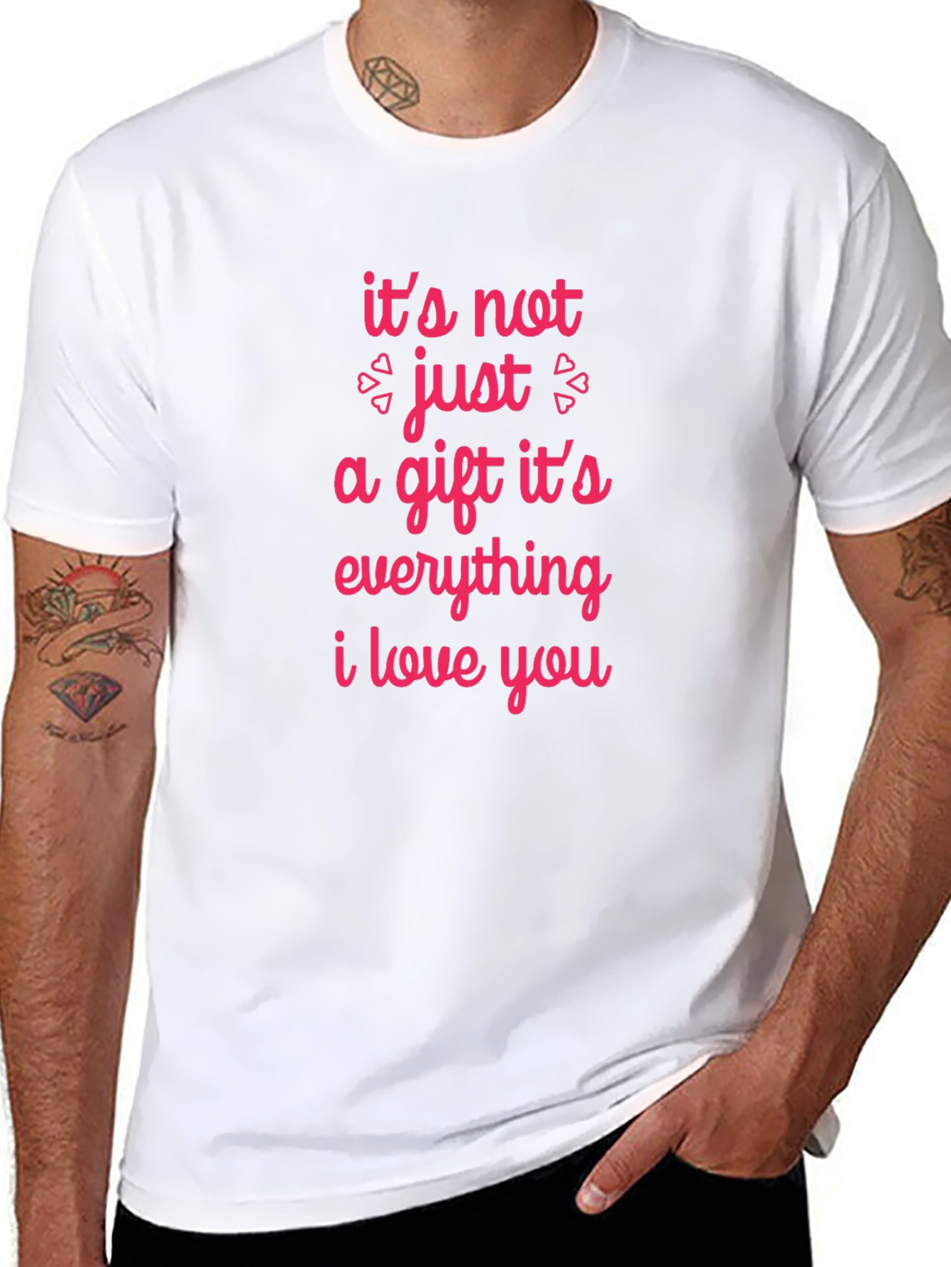 Romantic Graphic Tee - Its Not Just a Gift
