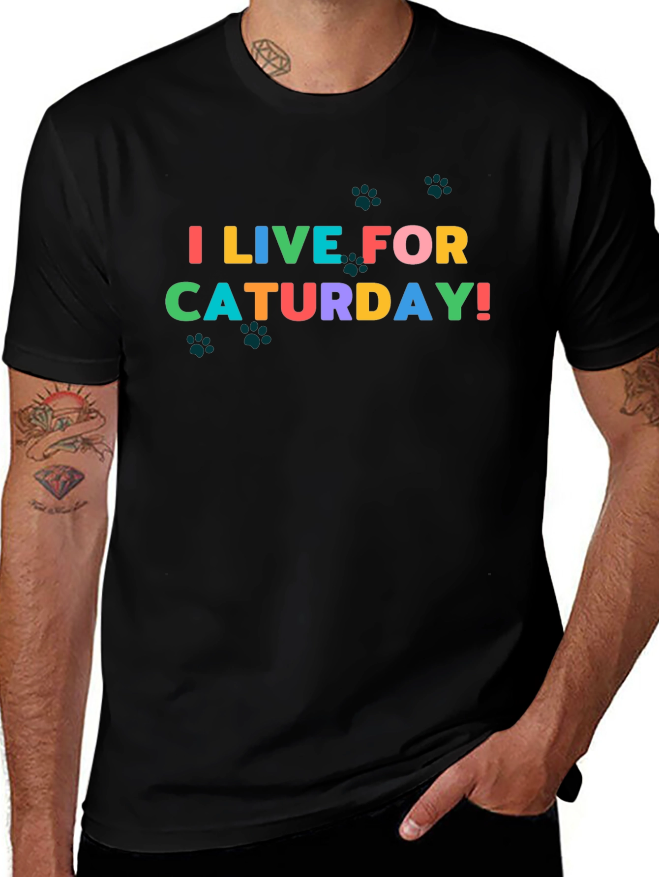 Caturday T-Shirt - Cat Lover Tee