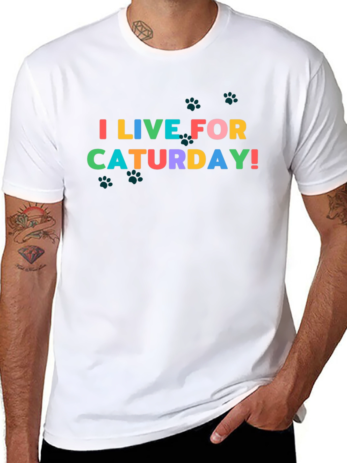 Caturday T-Shirt - Cat Lover Tee