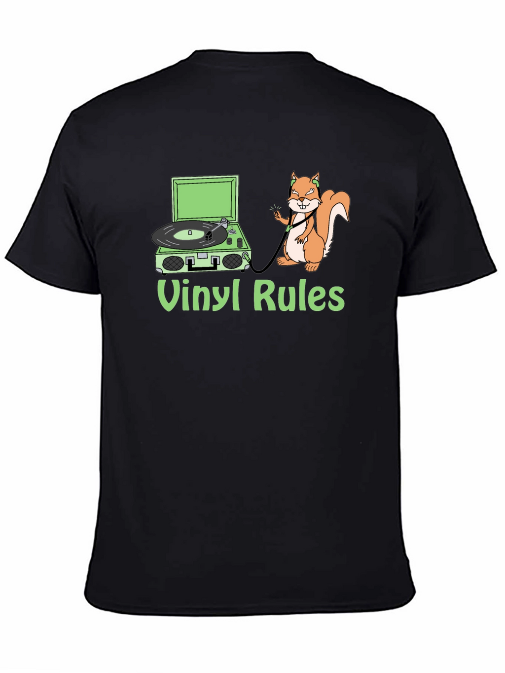 Vinyl Rules Squirrel T-Shirt