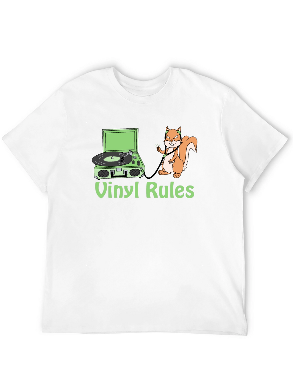 Vinyl Rules Squirrel T-Shirt