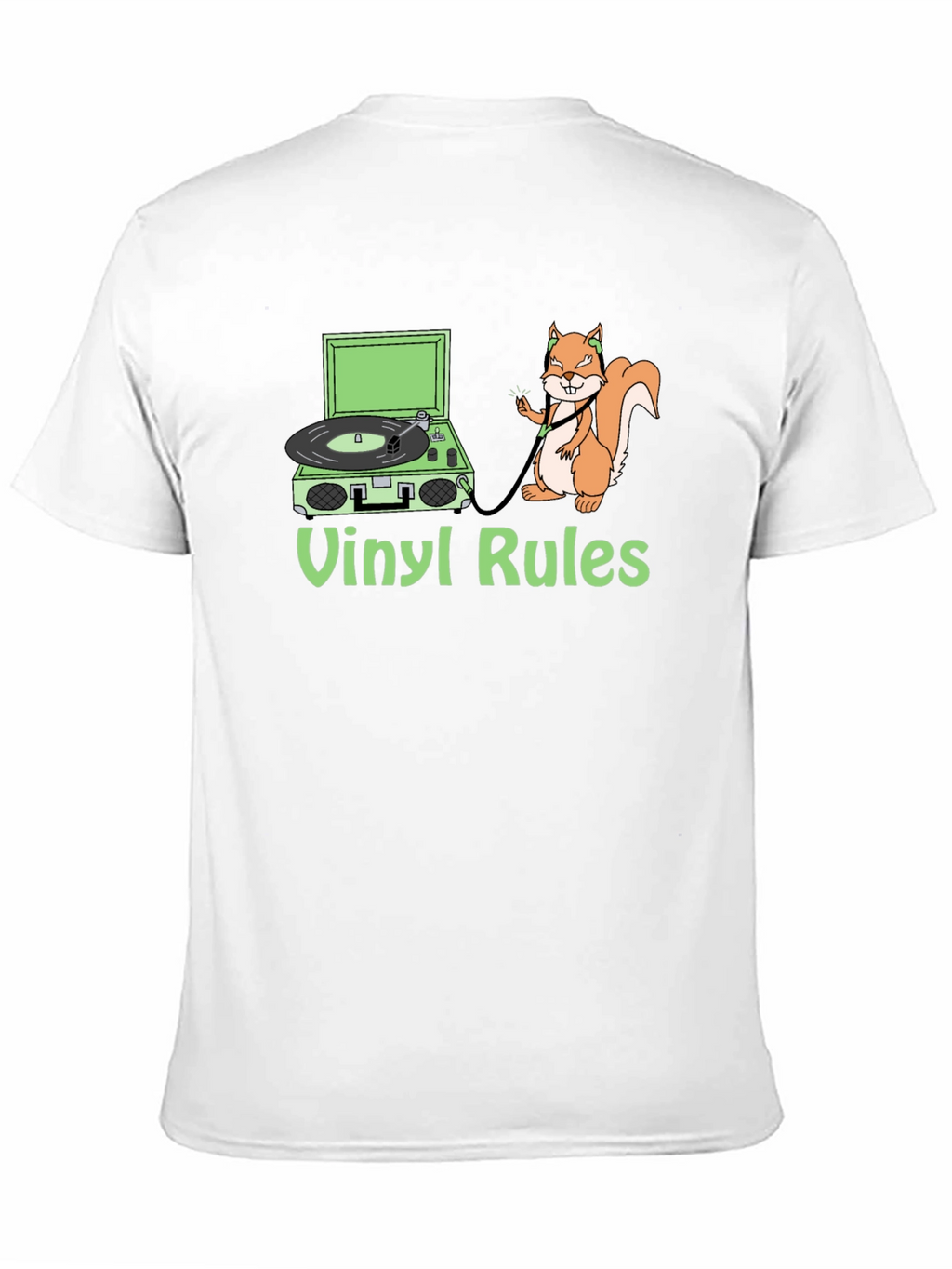 Vinyl Rules Squirrel T-Shirt