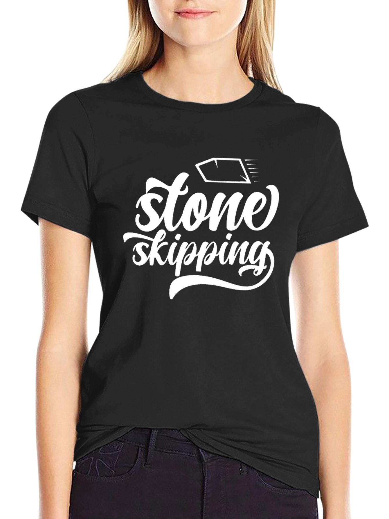 Stone Skipping Graphic T-Shirt