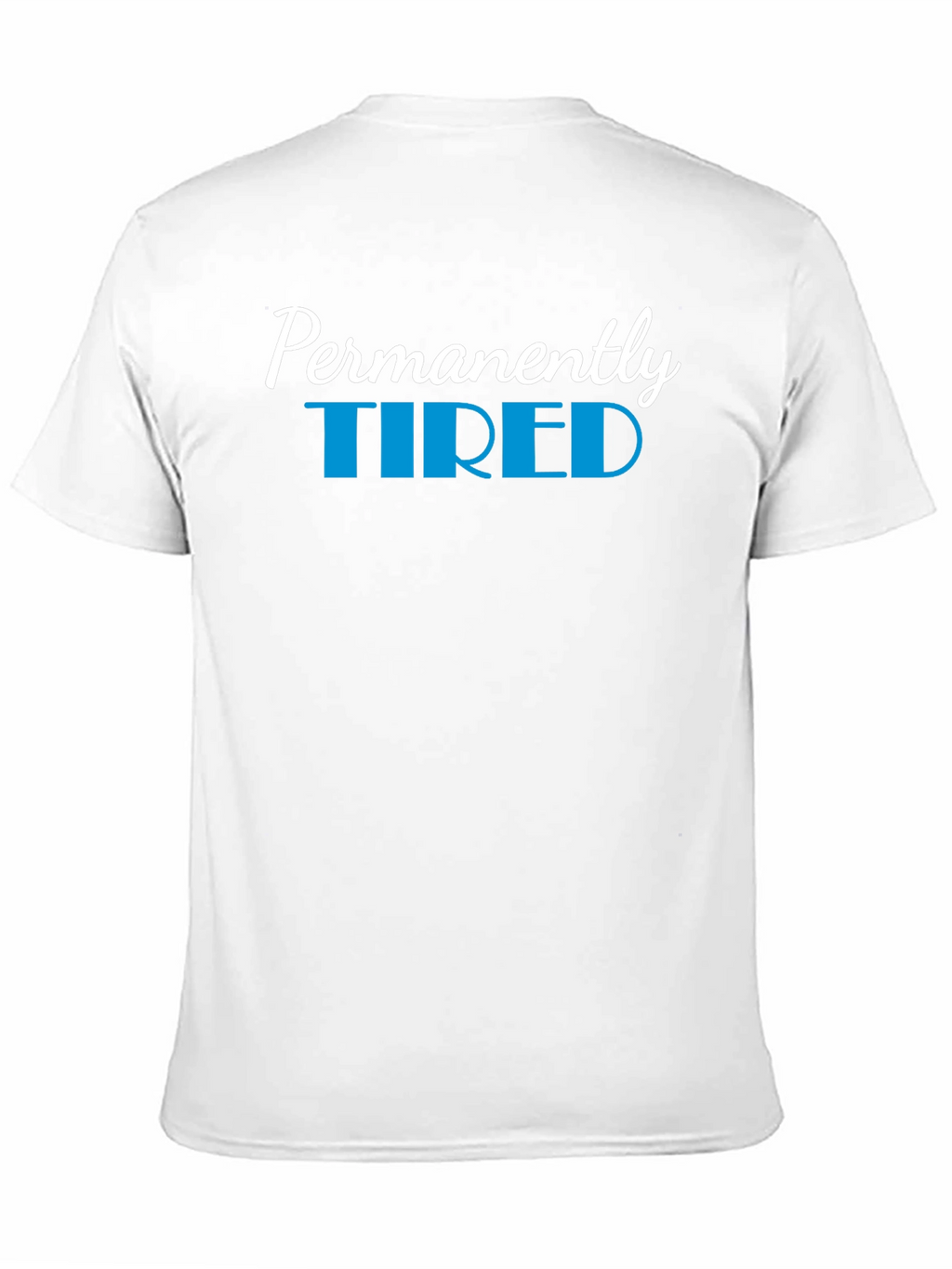 Permanently Tired Black Graphic T-Shirt