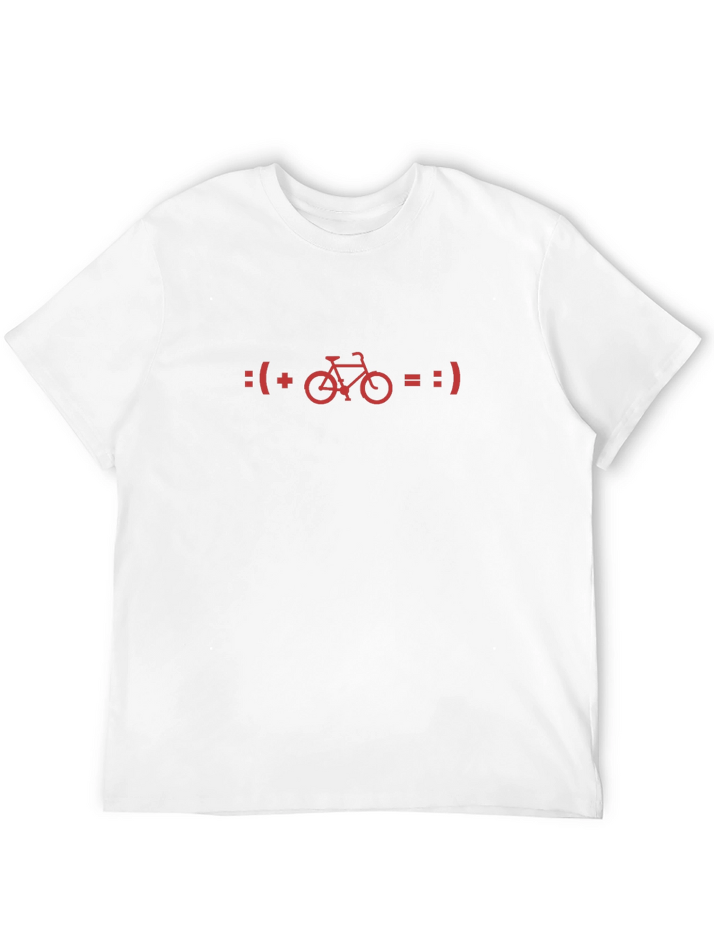 Funny Bicycle Equation Black T-Shirt
