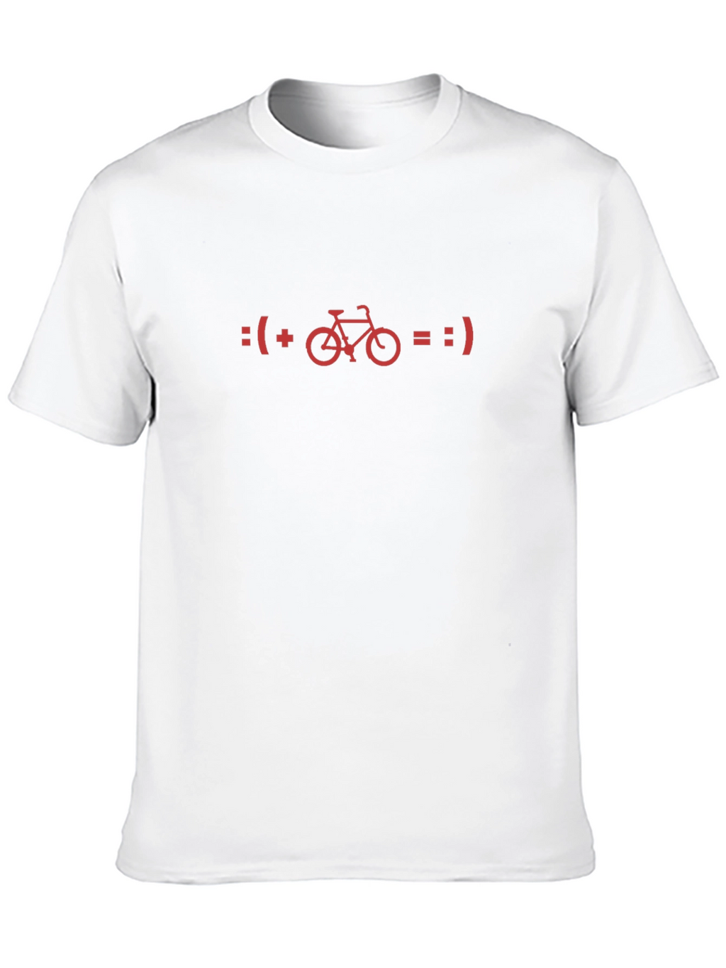 Funny Bicycle Equation Black T-Shirt