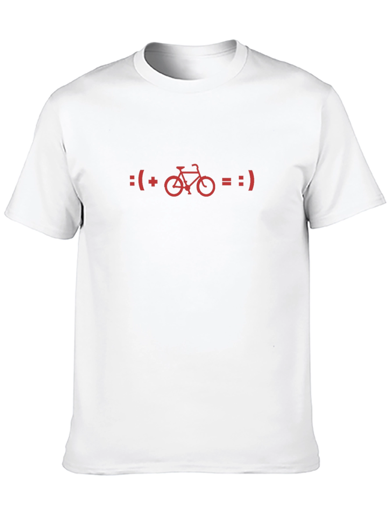 Funny Bicycle Equation Black T-Shirt