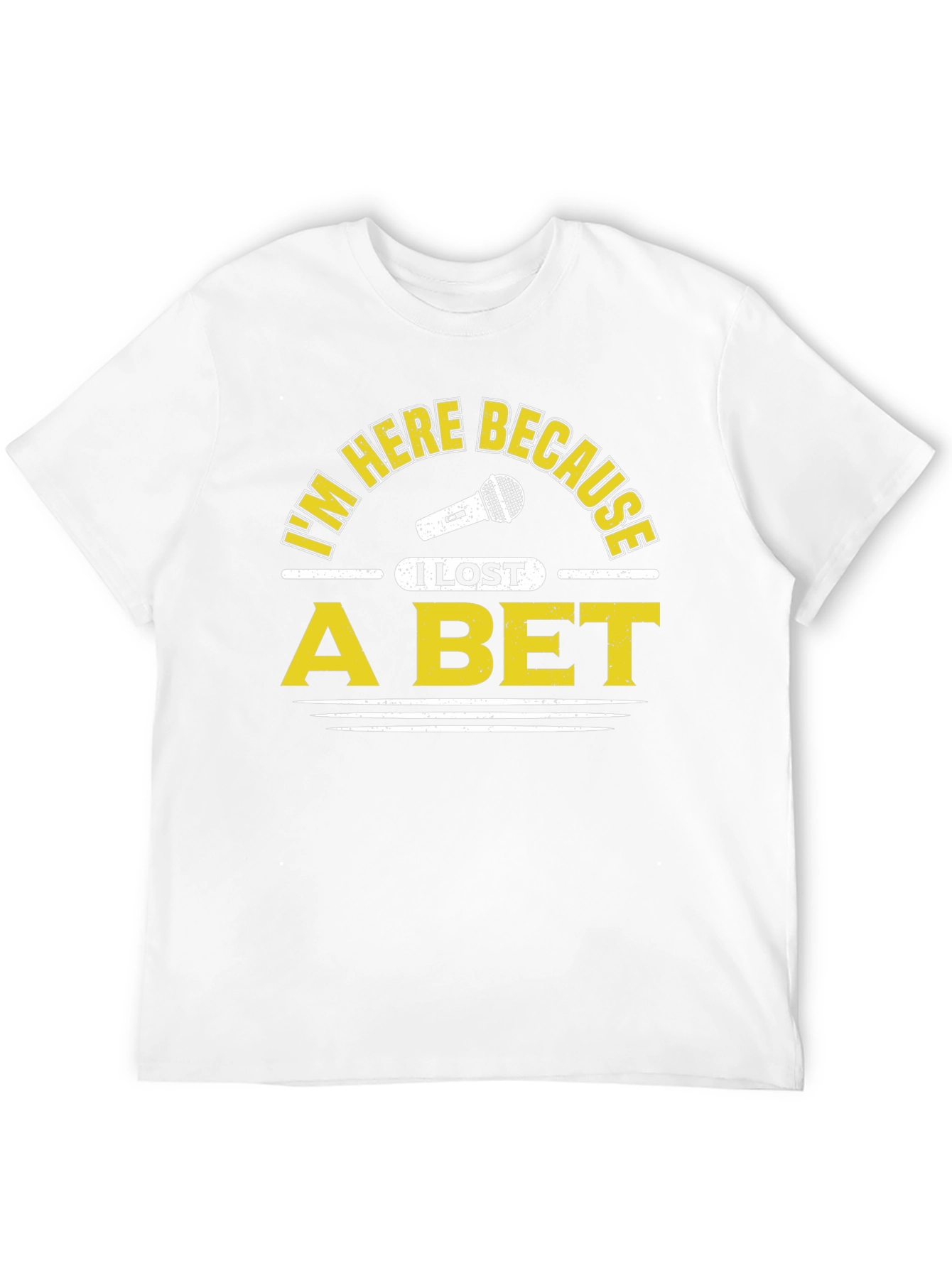 I Lost a Bet Funny Black T-Shirt