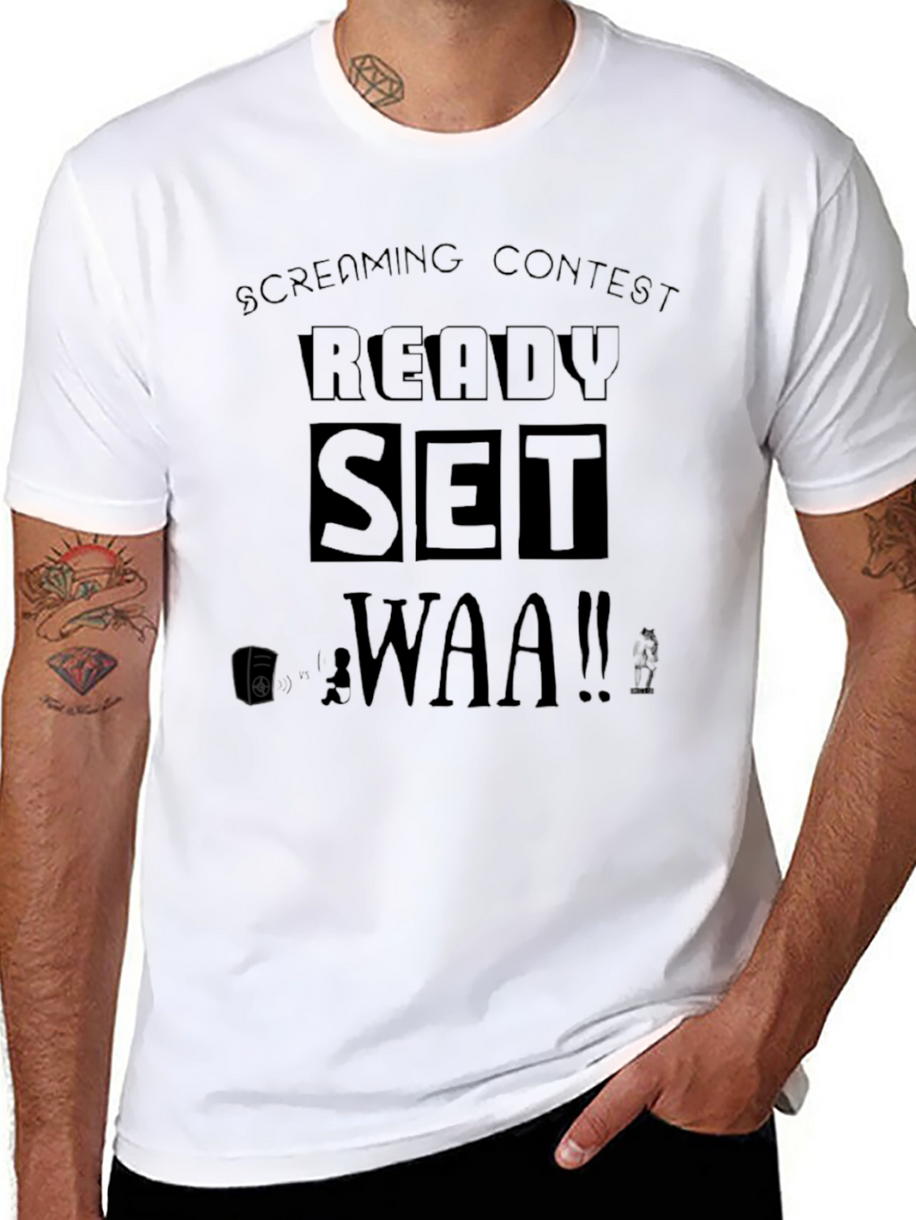 Screaming Contest T-Shirt - Ready Set WAA!