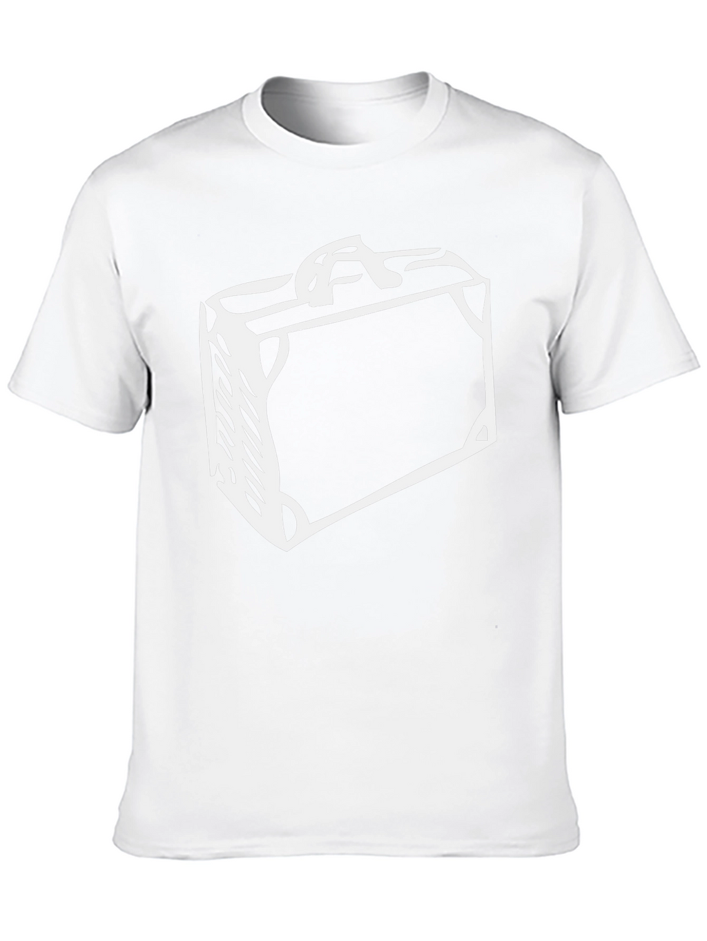 Suitcase Graphic Black Tee - Travel Ready Style