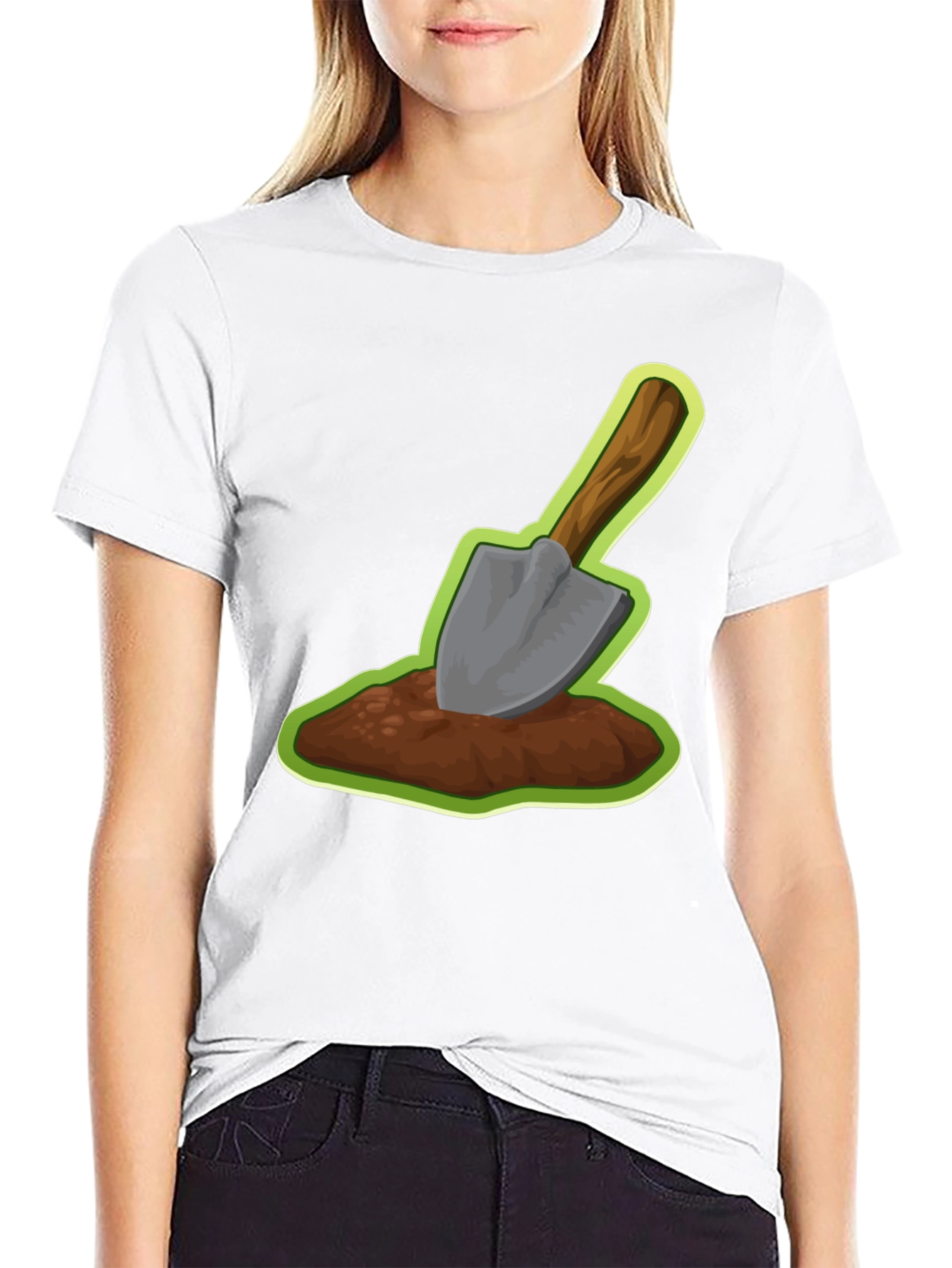 Shovel in Dirt Graphic Tee - Gardener T-Shirt