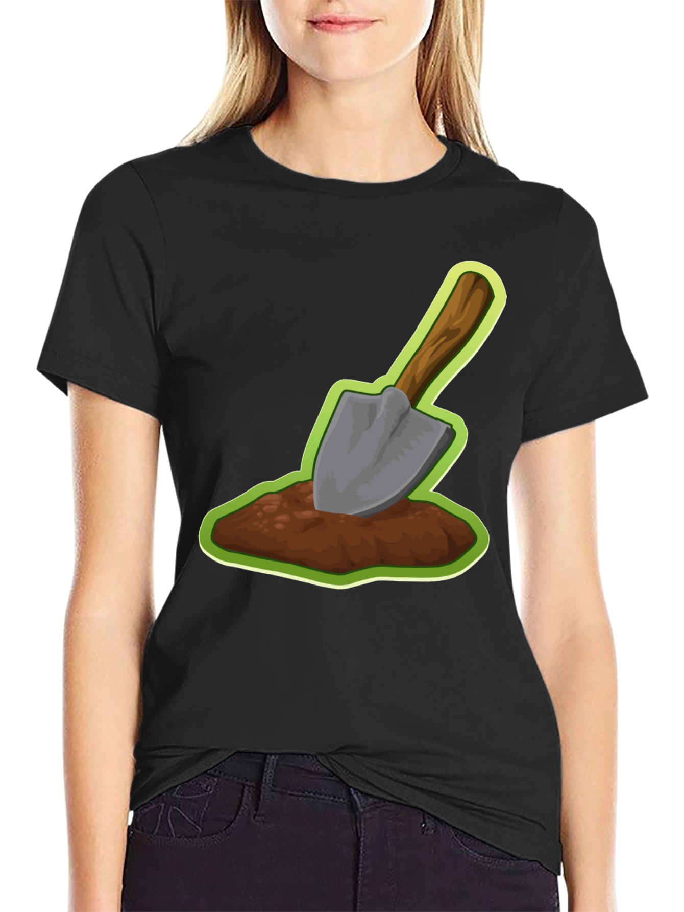 Shovel in Dirt Graphic Tee - Gardener T-Shirt