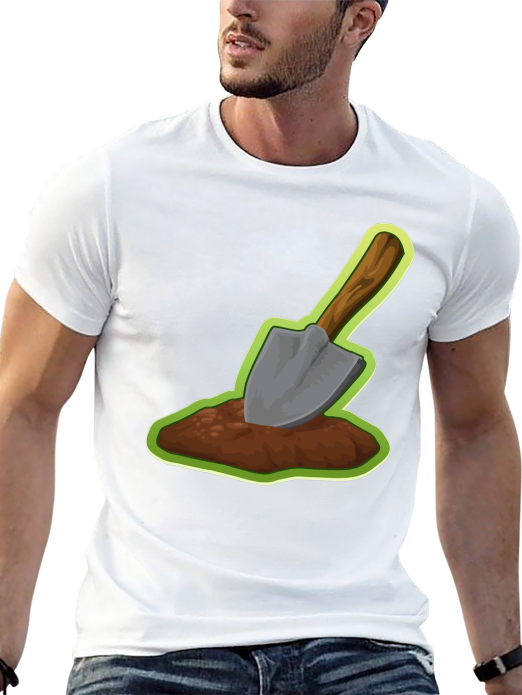 Shovel in Dirt Graphic Tee - Gardener T-Shirt