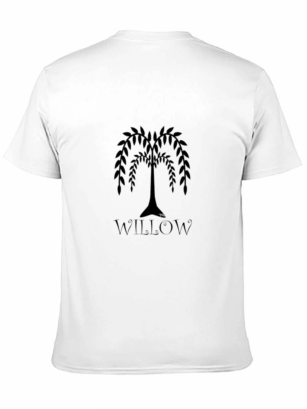 Willow Tree Graphic Black T-Shirt
