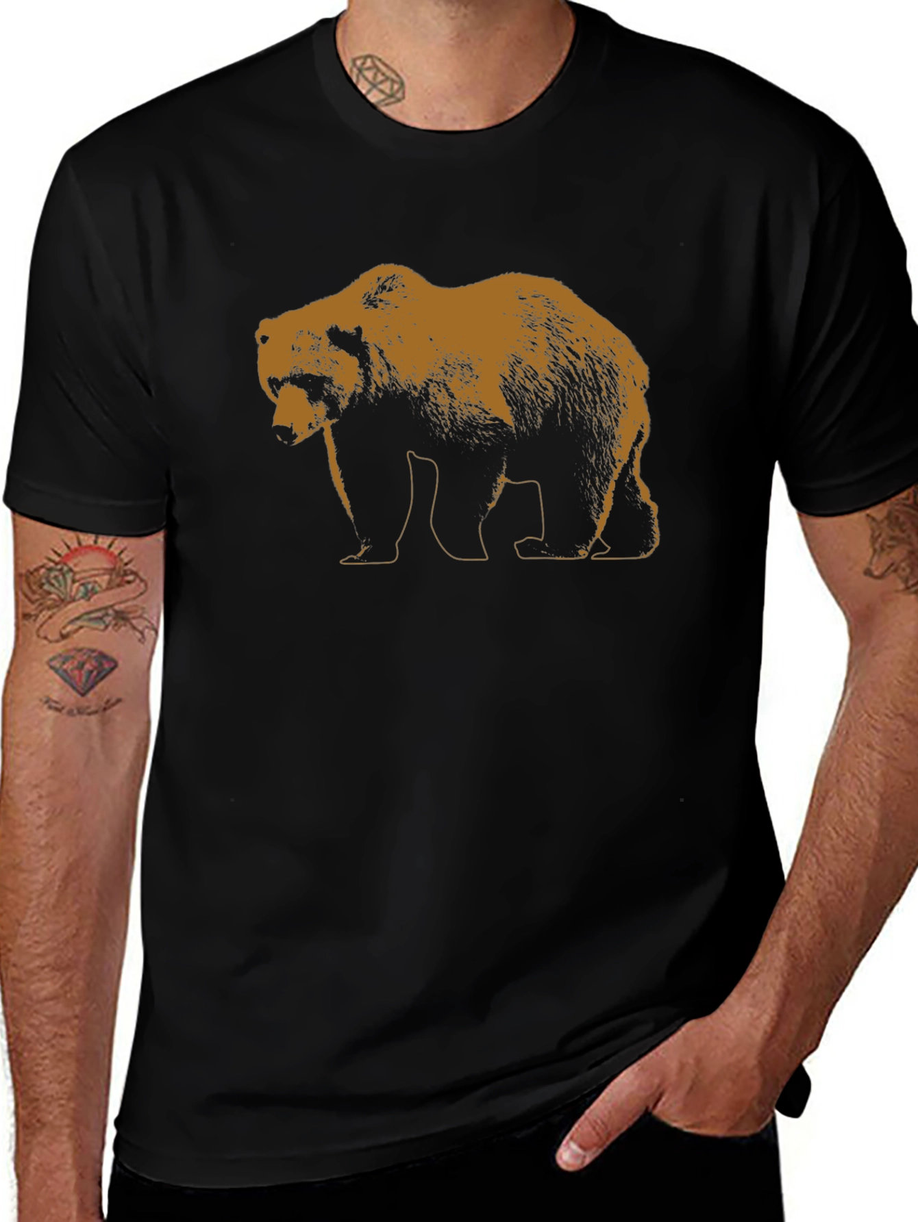 Black Bear Graphic T-Shirt