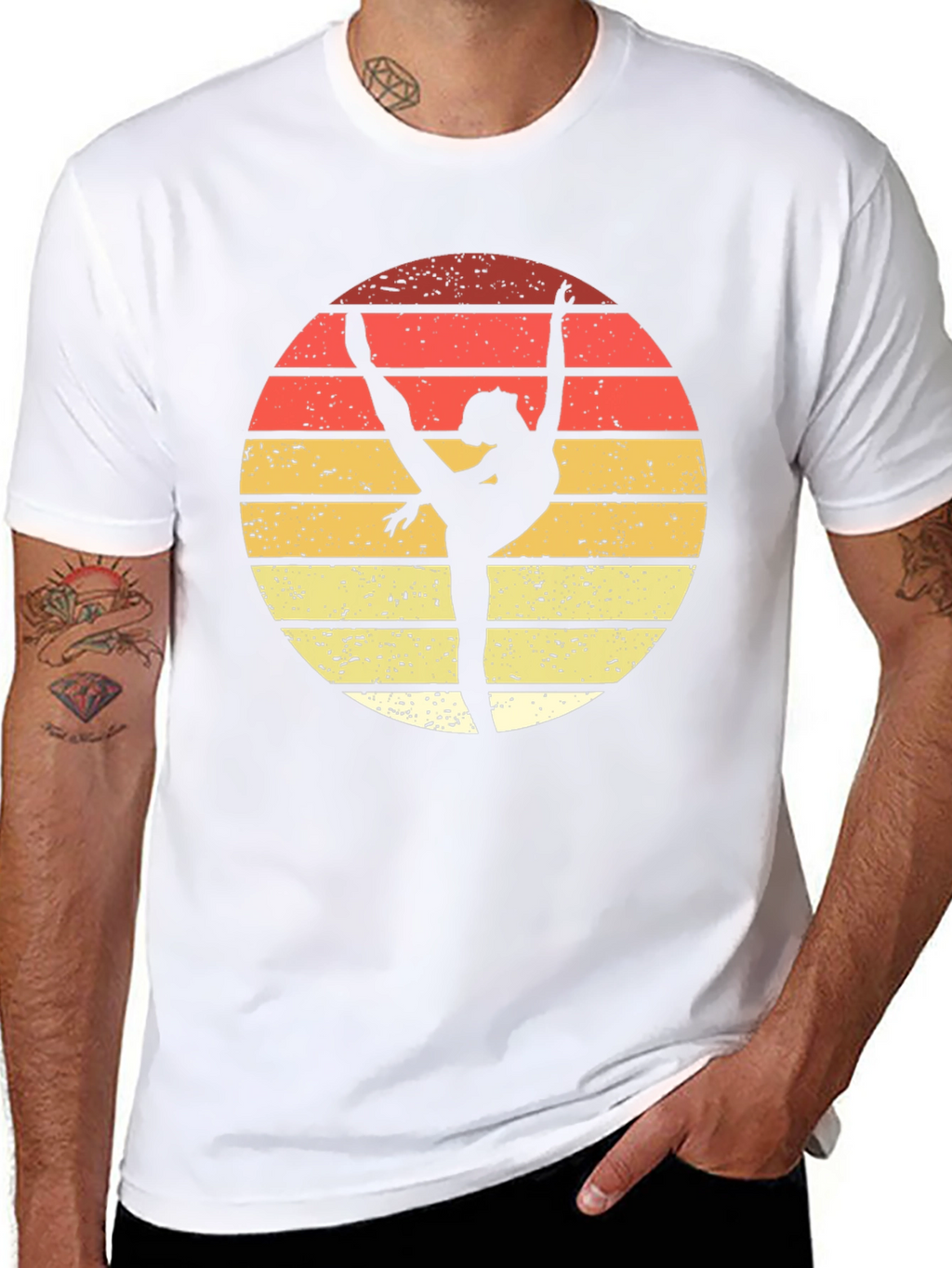 Retro Ballerina Silhouette T-Shirt