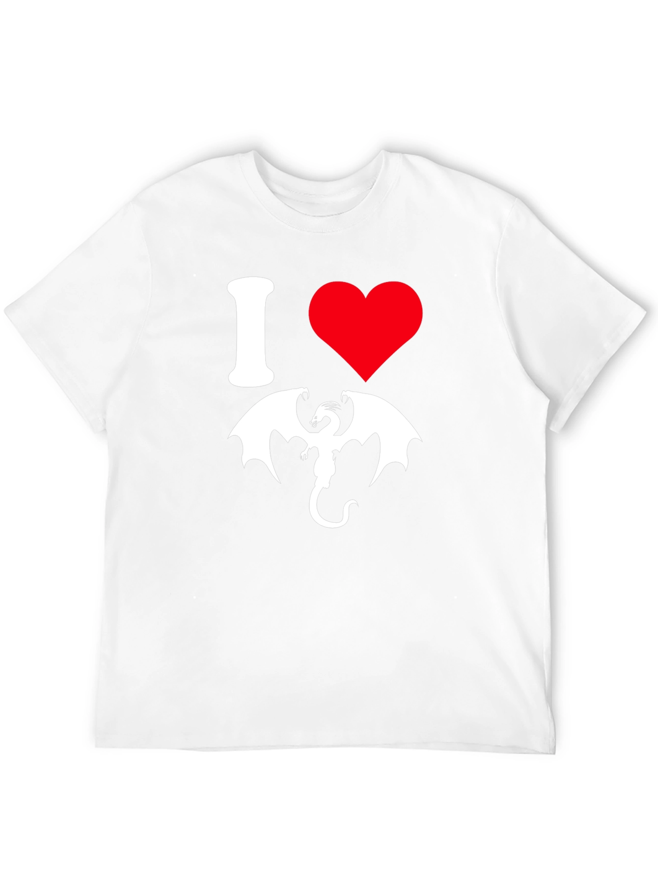 I Heart Dragons T-Shirt - Graphic Tee