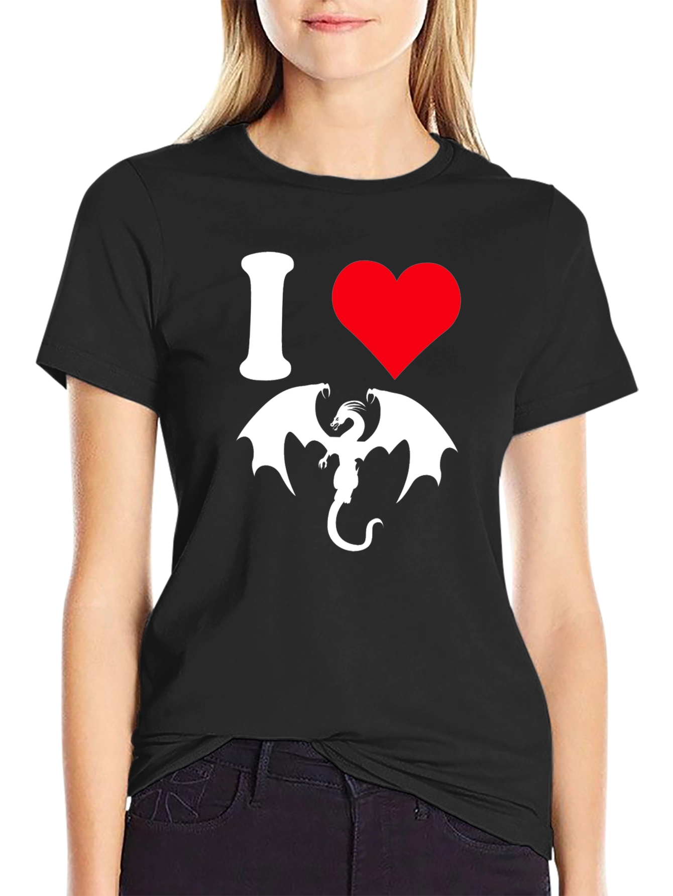 I Heart Dragons T-Shirt - Graphic Tee