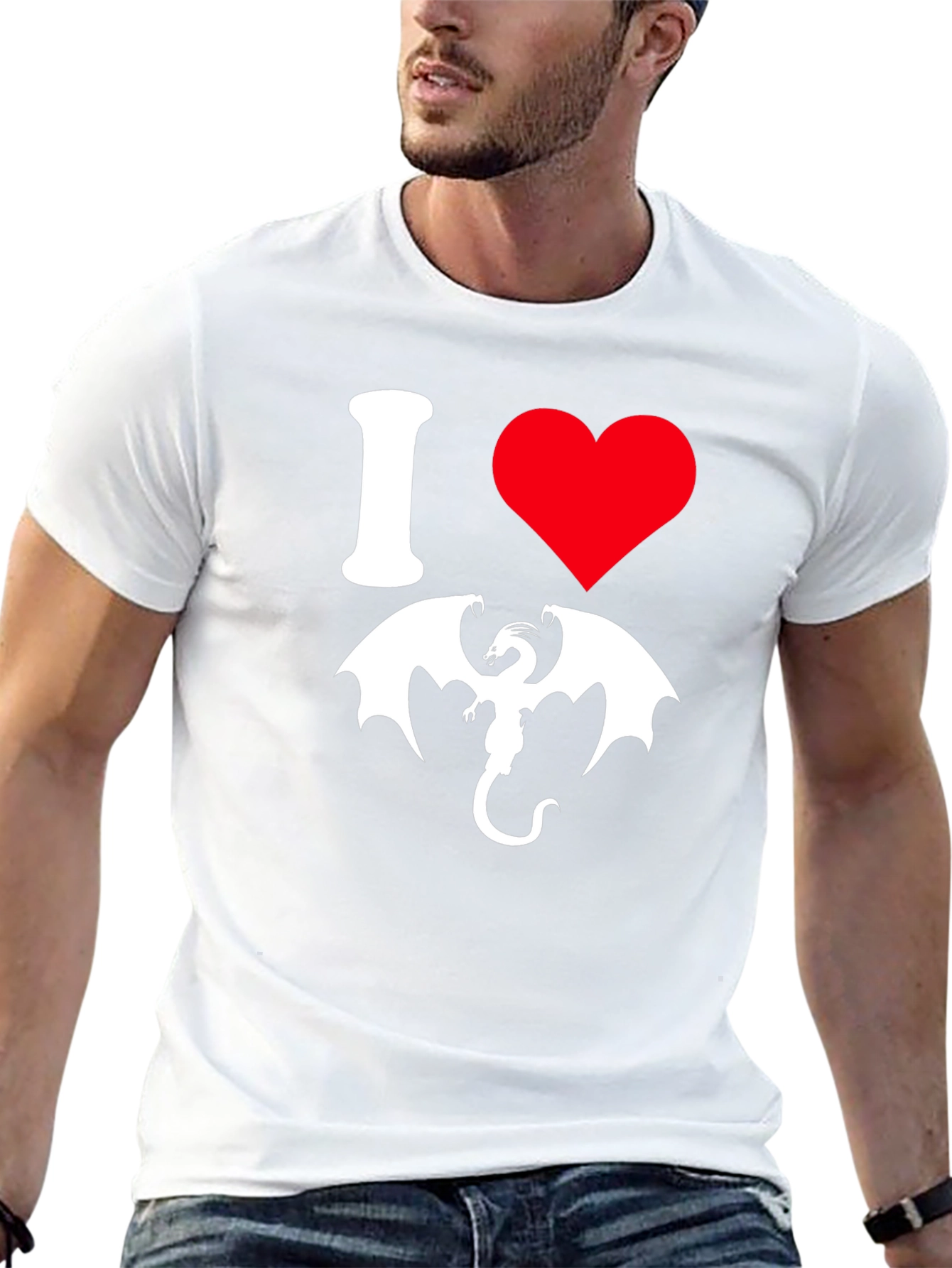 I Heart Dragons T-Shirt - Graphic Tee
