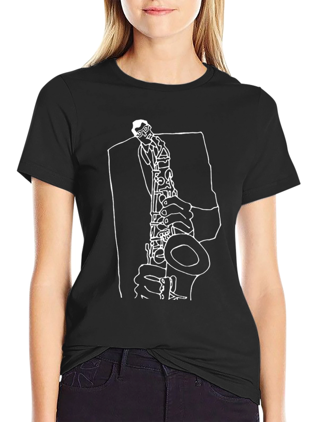 Saxophone Player T-Shirt - Cool Music Tee