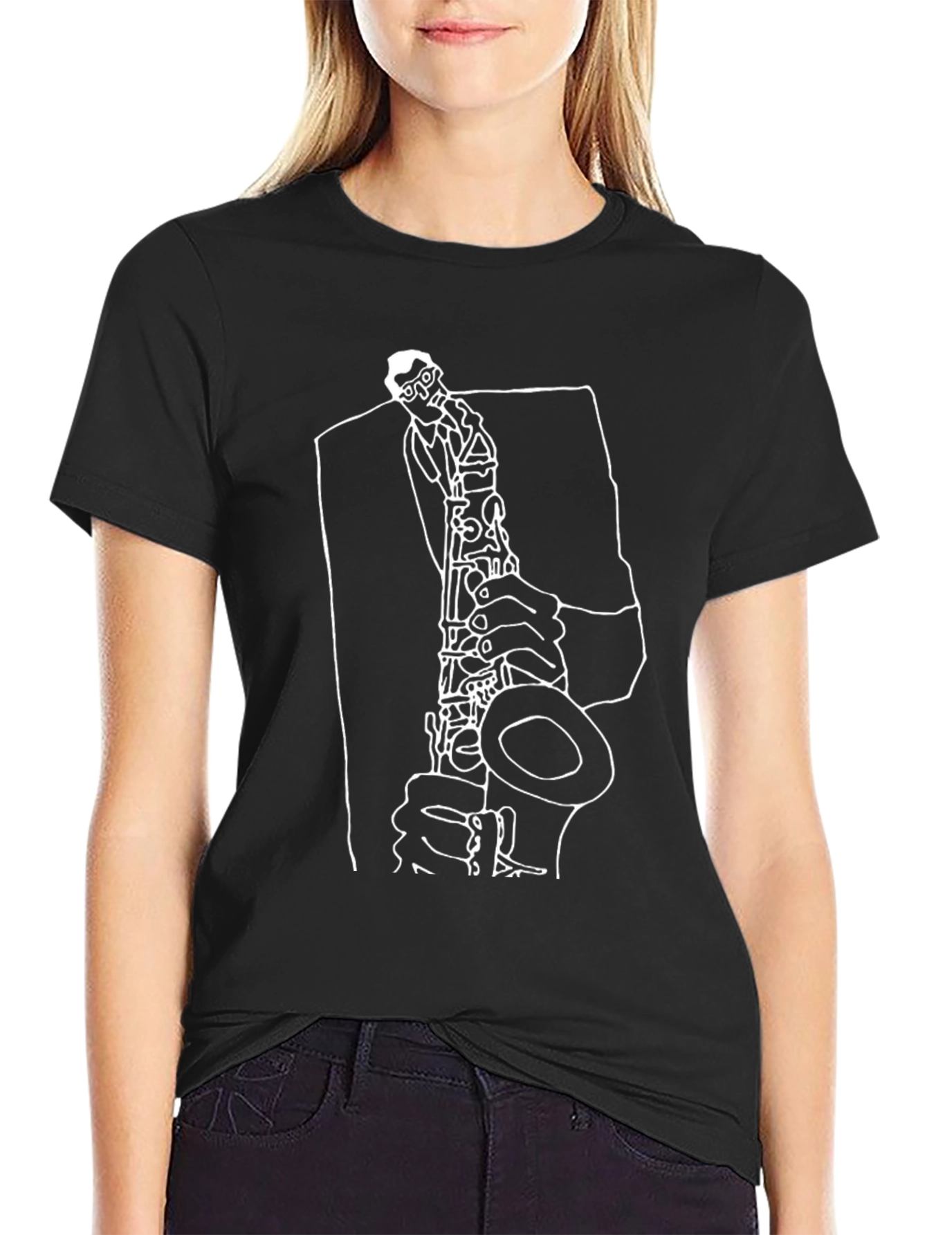 Saxophone Player T-Shirt - Cool Music Tee