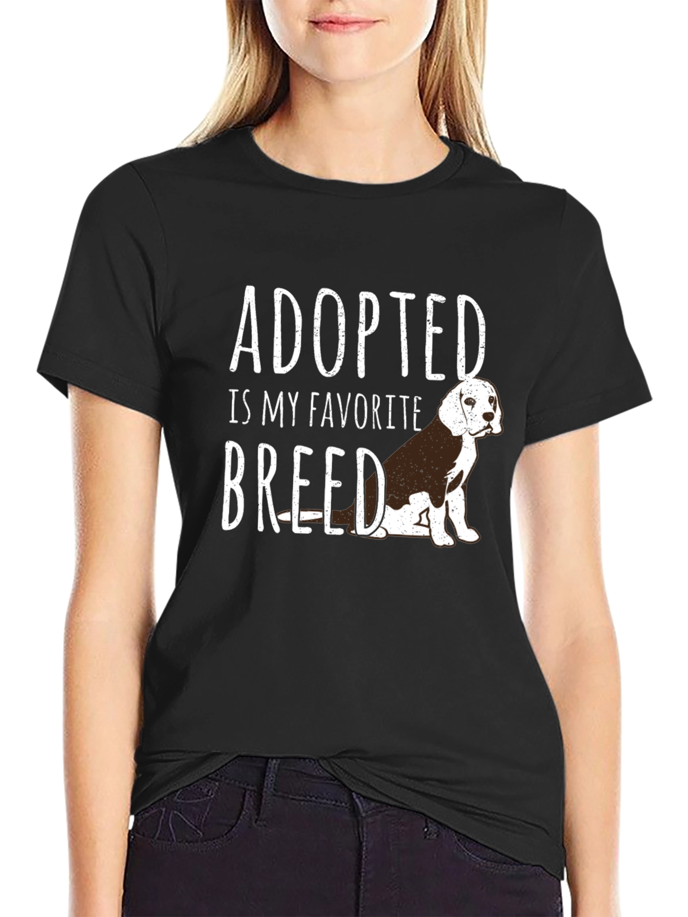 Adopted Is My Favorite Breed Dog T-Shirt