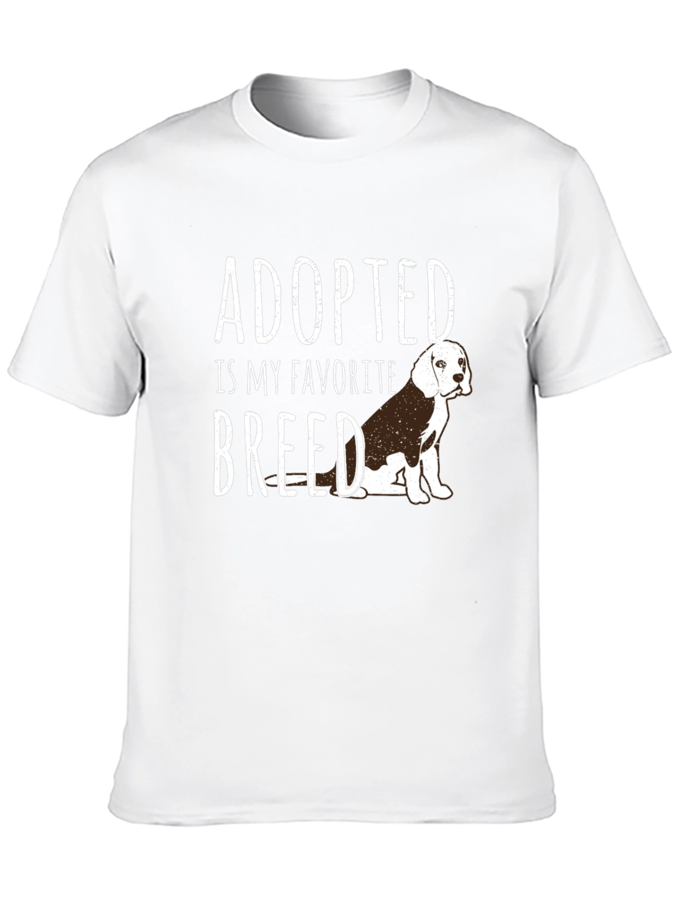 Adopted Is My Favorite Breed Dog T-Shirt