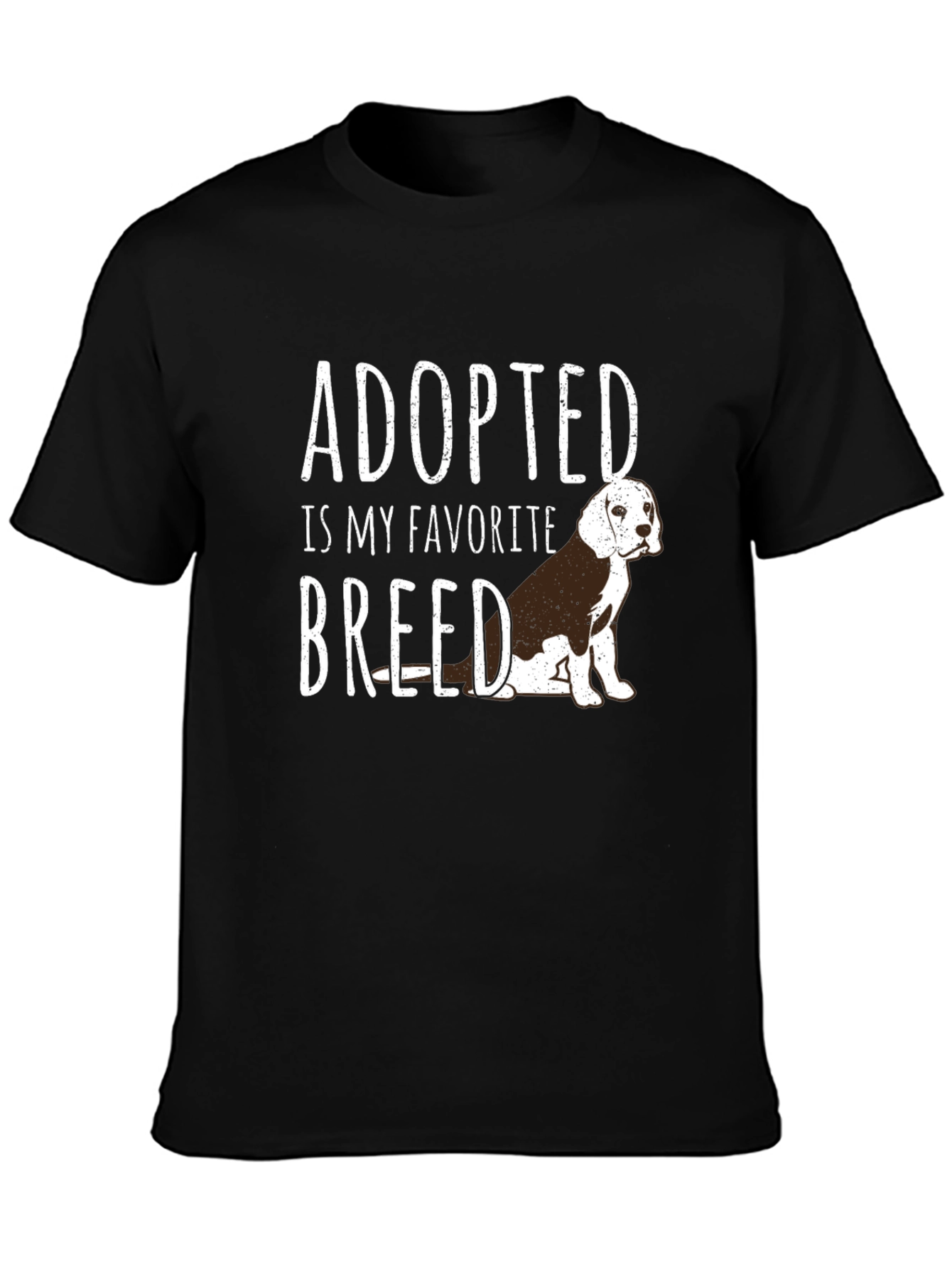 Adopted Is My Favorite Breed Dog T-Shirt