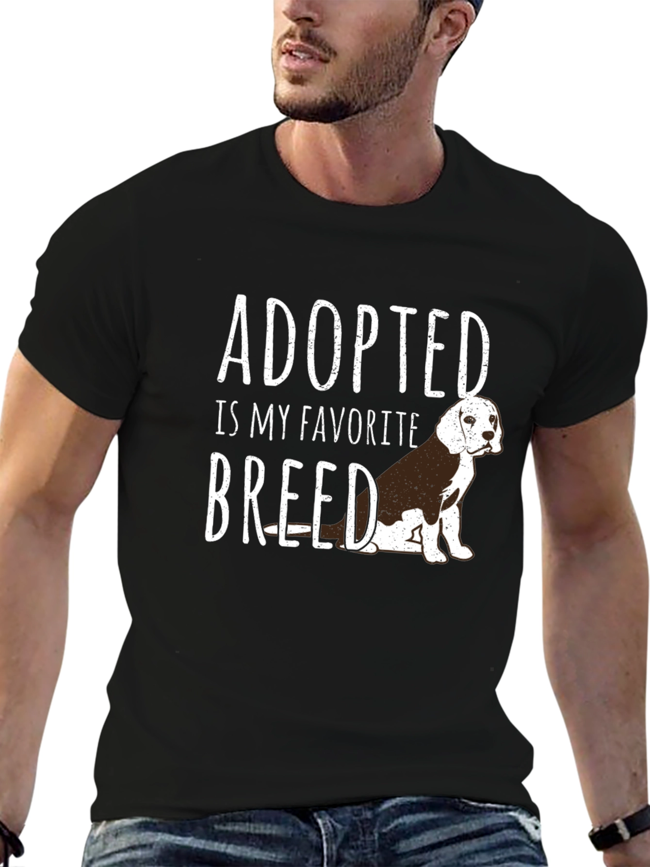 Adopted Is My Favorite Breed Dog T-Shirt