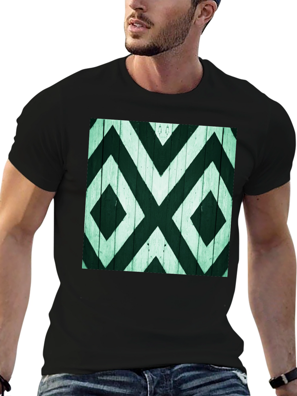 Geometric Pattern T-Shirt