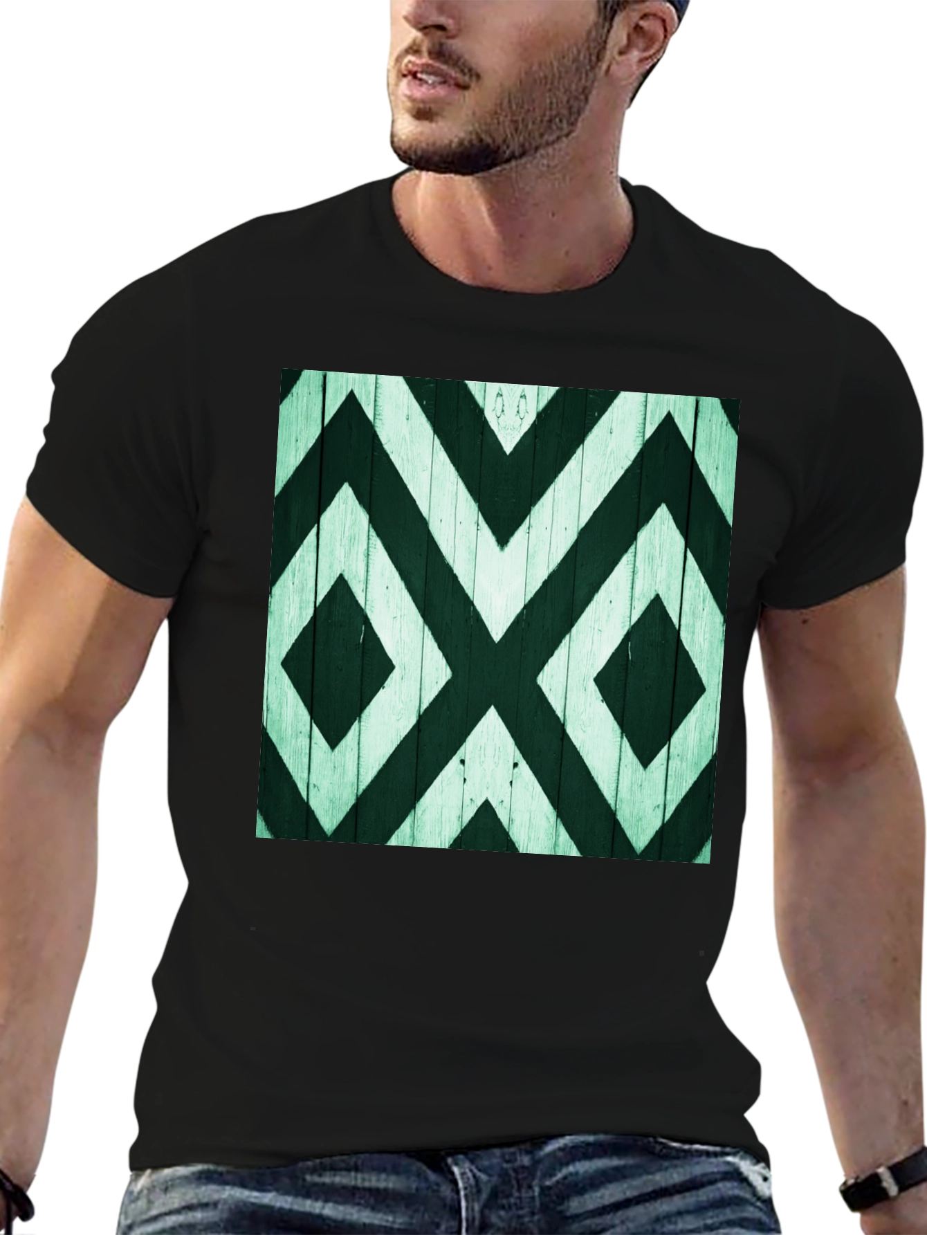 Geometric Pattern T-Shirt