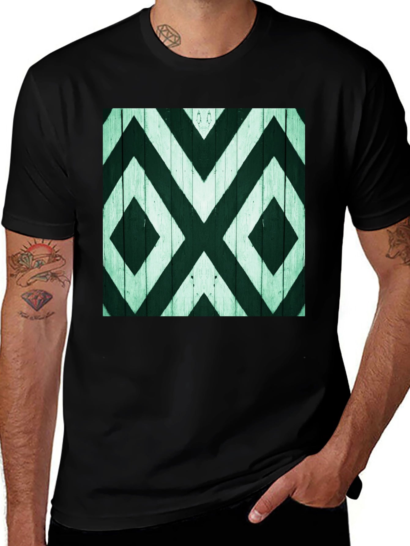 Geometric Pattern T-Shirt