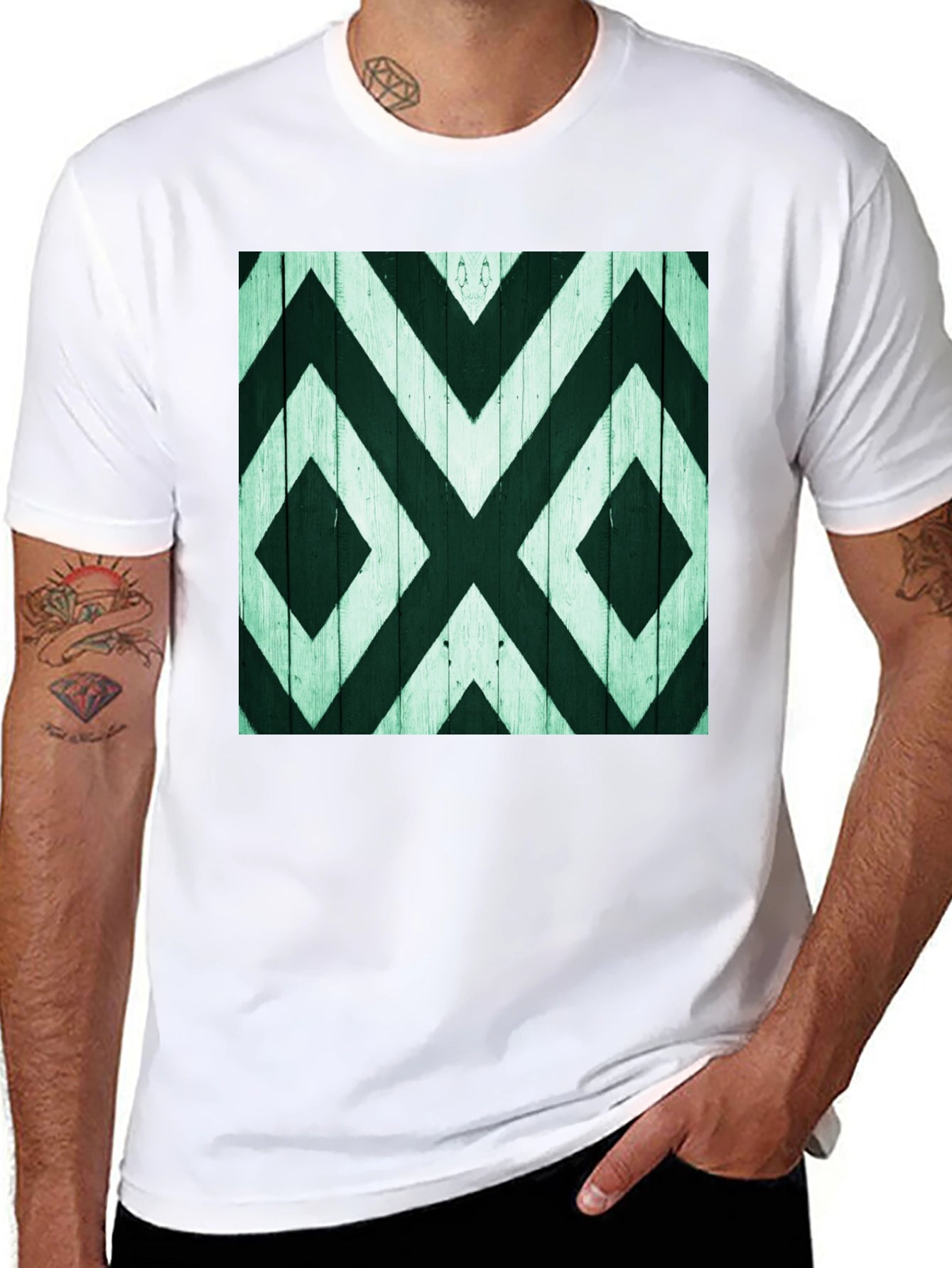Geometric Pattern T-Shirt