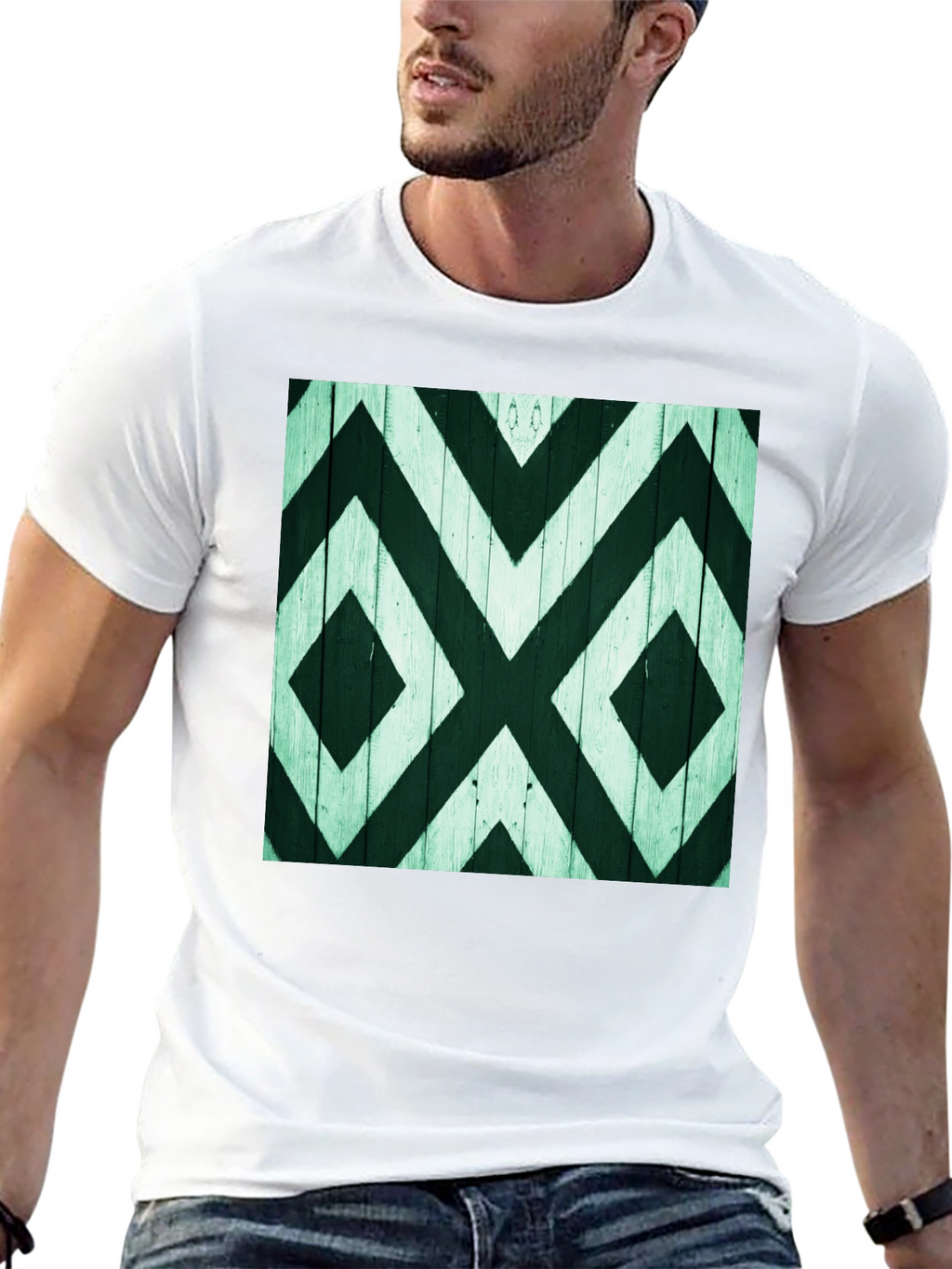 Geometric Pattern T-Shirt