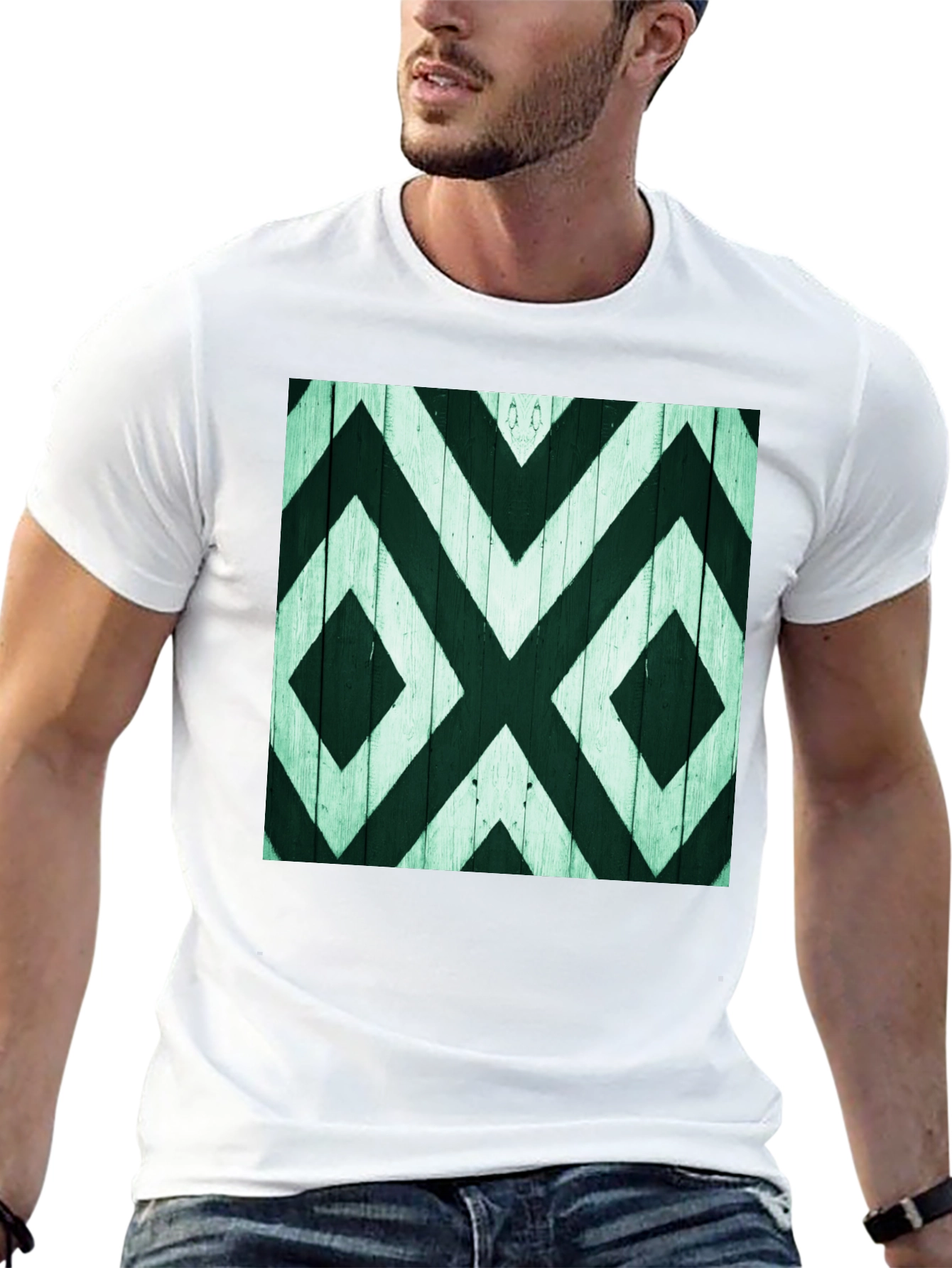 Geometric Pattern T-Shirt