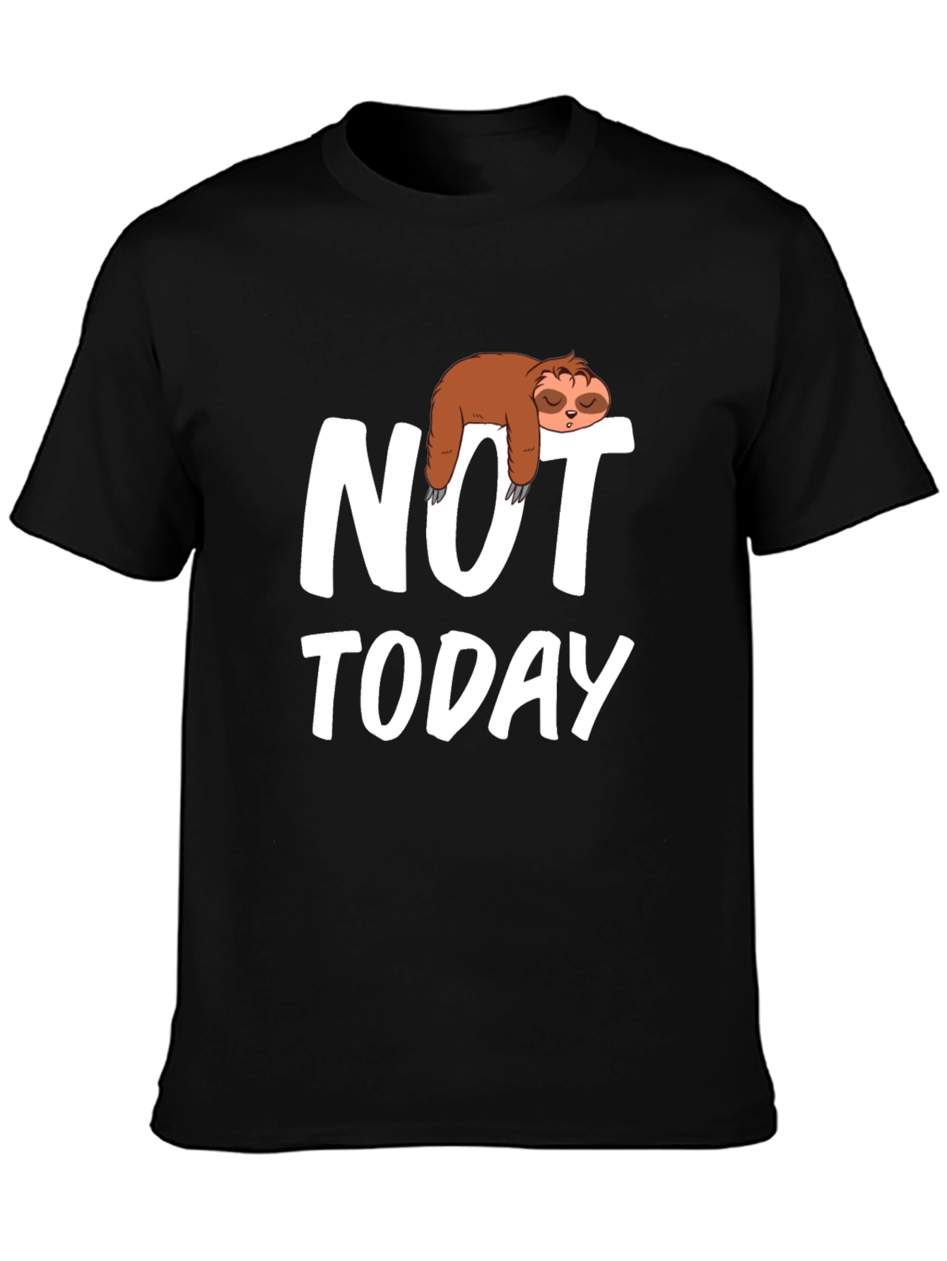 Sloth Not Today Graphic T-Shirt - Relaxed Fit